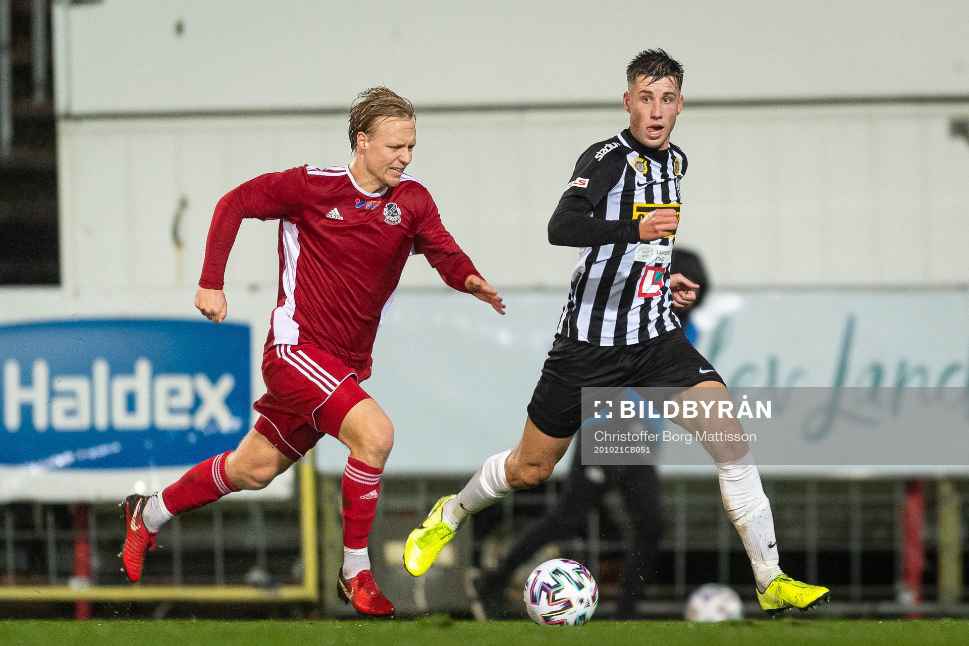 Lindomes Johan Jarnvik mot Landskronas Filip Olsson