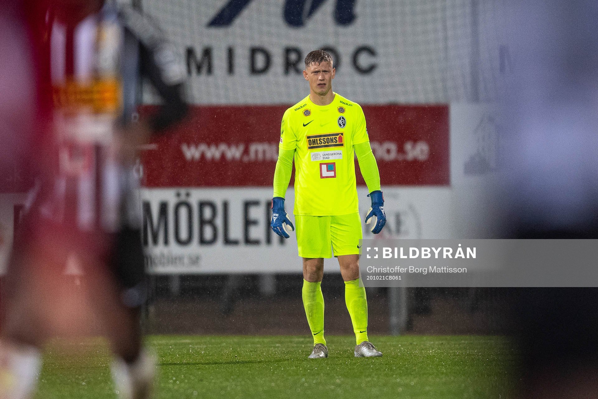 Landskronas målvakt Philip Mårtensson