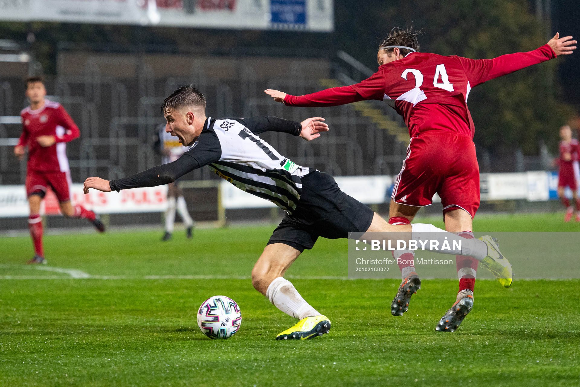 Landskronas Filip Olsson faller