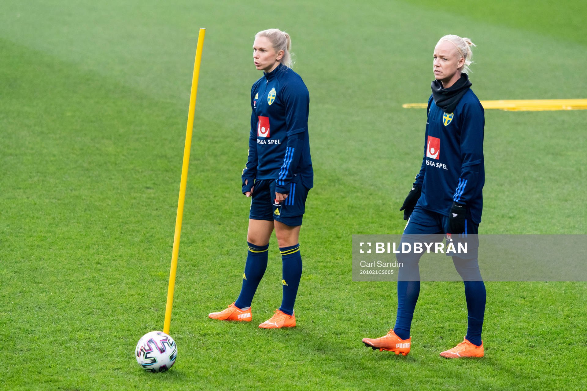 Jonna Andersson and Caroline Seger