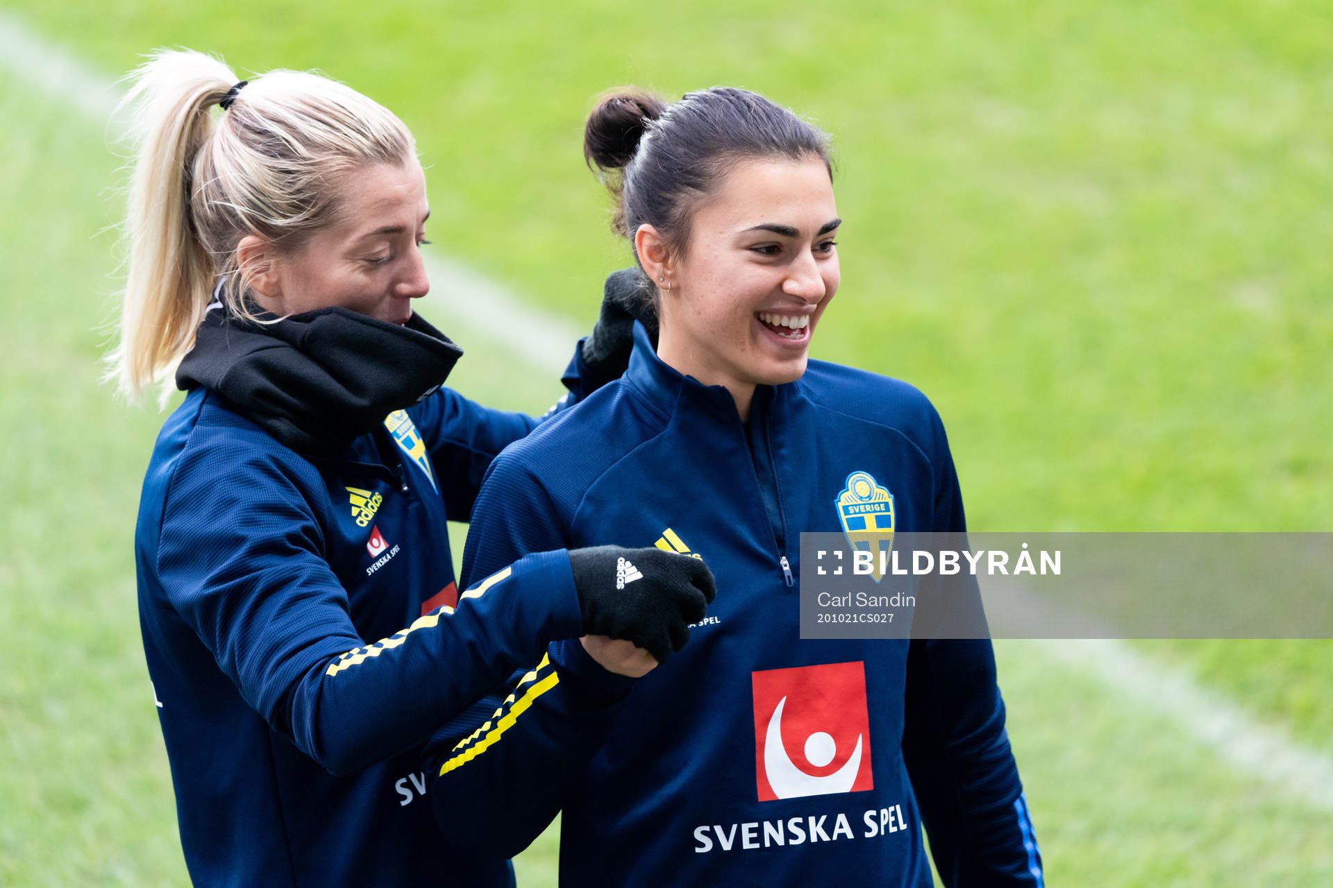 Linda Sembrant and goalkeeper Zecira Musovic