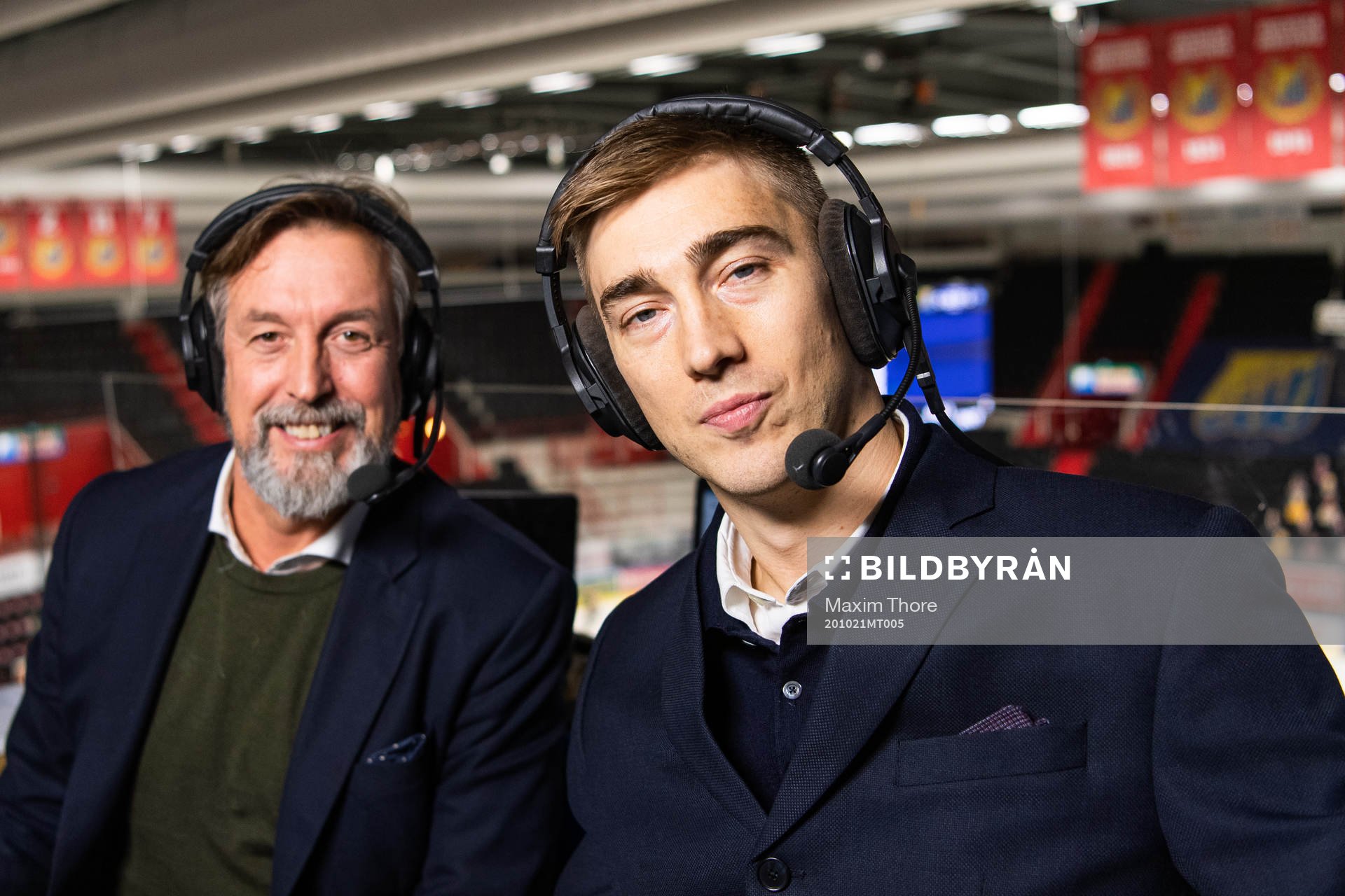 s kommentatorer Åke Unger och Tobias Forsberg