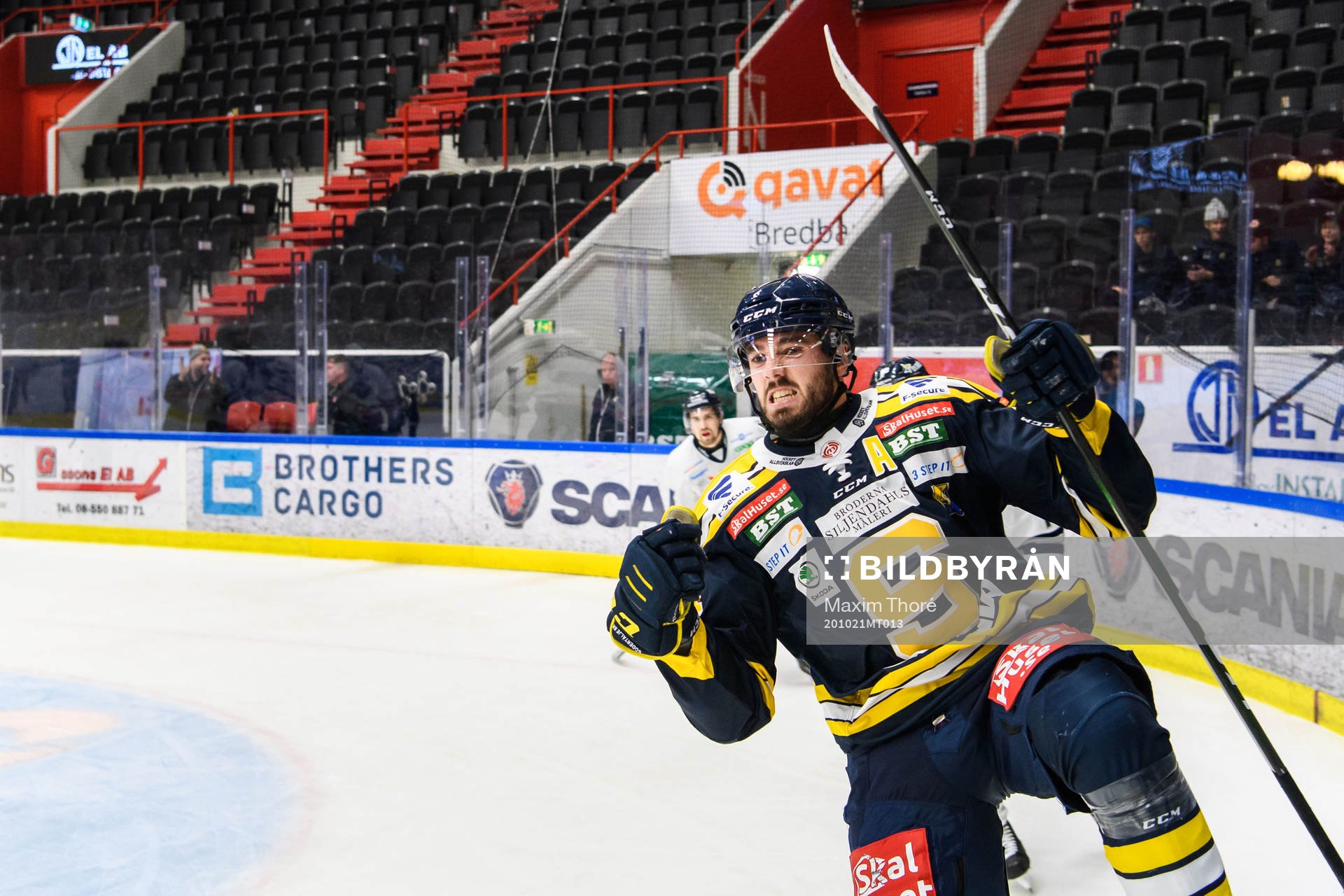 Södertäljes Jacob Dahlström jublar