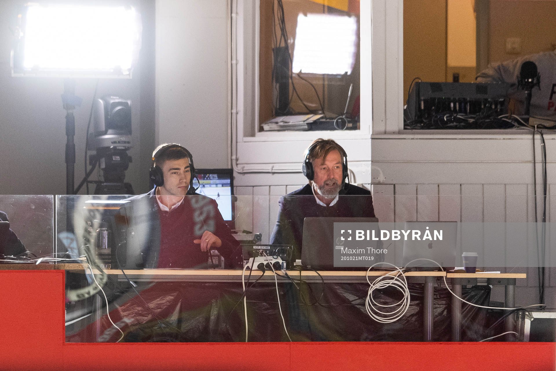 s kommentatorer Tobias Forsberg och Åke Unger