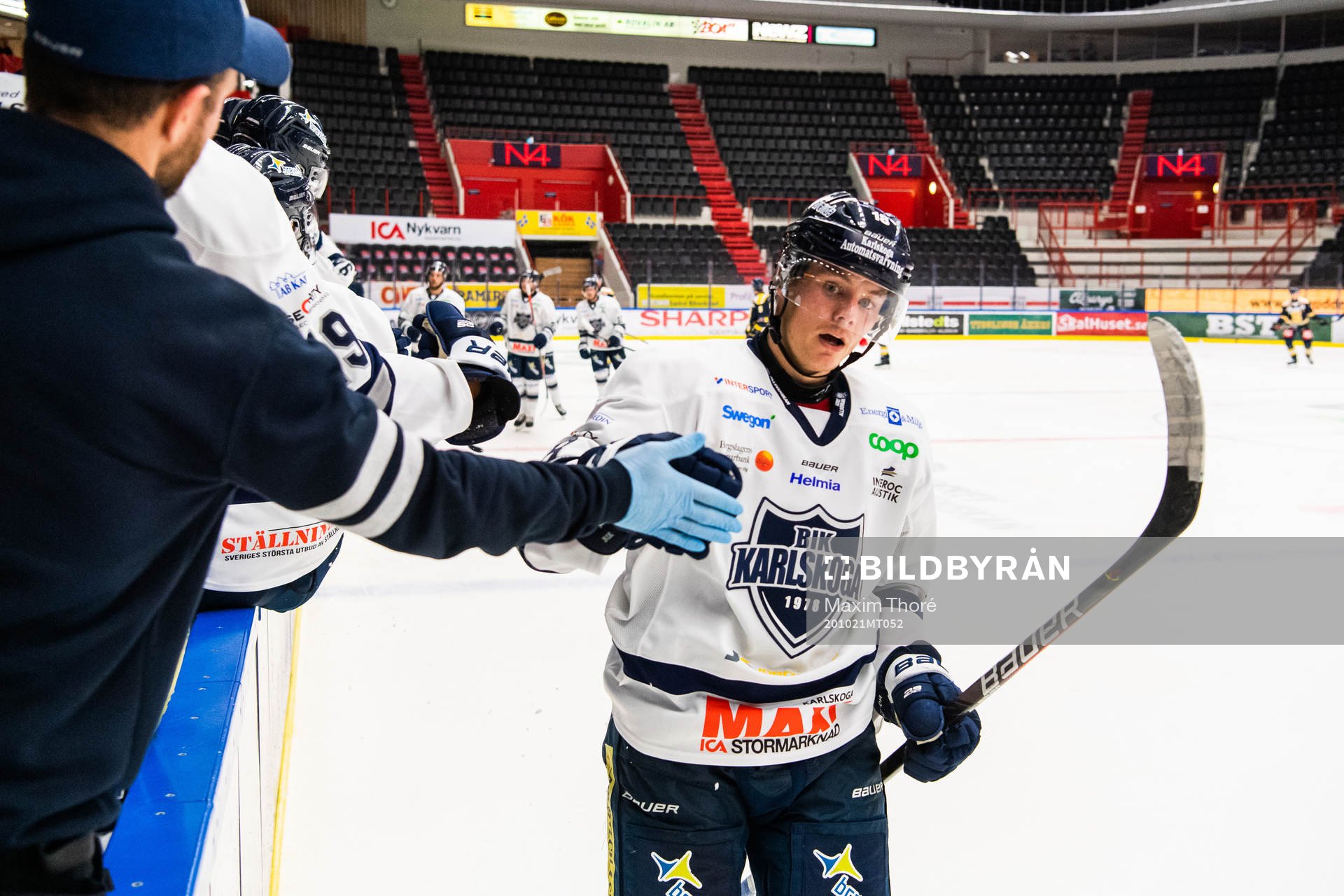 Södertäljes Andreas Hjelm jublar