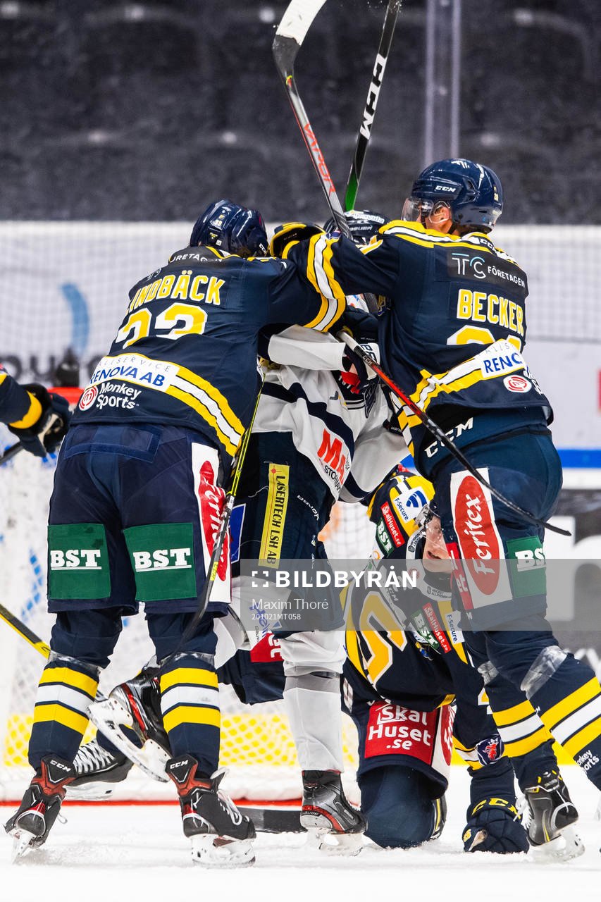 Södertäljes Måns Lindbäck och Carl Becker i bråk med