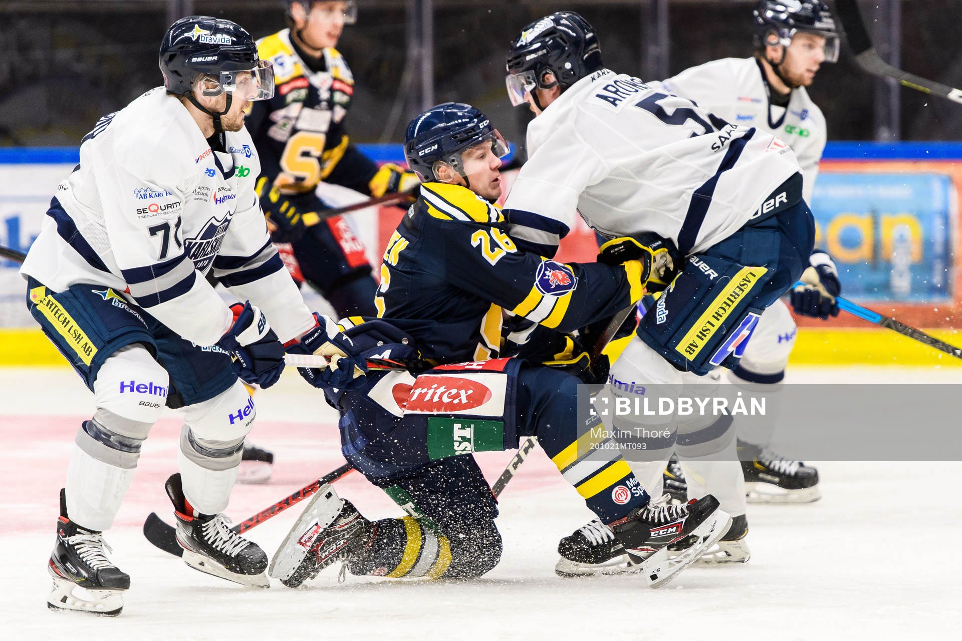 Karlskogas Carl Berglund mot Södertäljes Anton Heikkinen