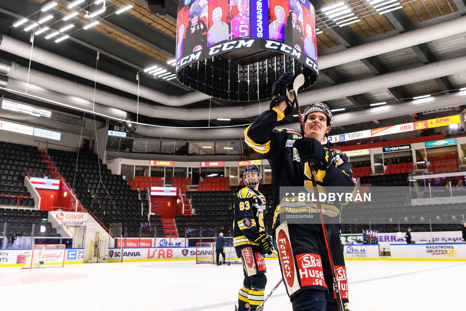 Södertäljes Lukas Vejdemo jublar