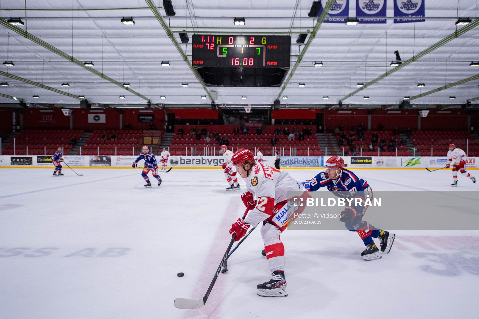 Trojas Jesper Emanuelsson och Tyringes Isac Bexdal