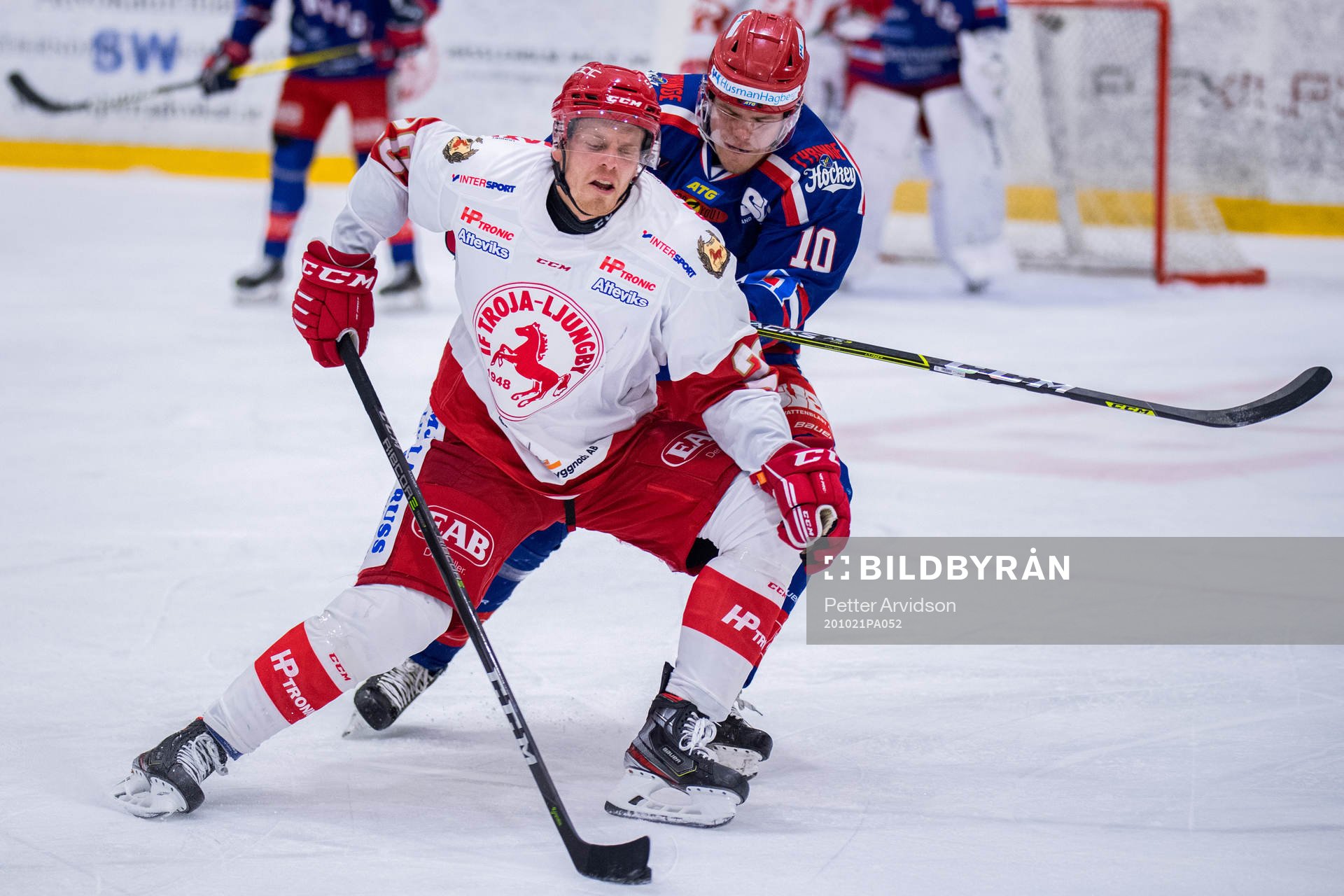 Trojas Måns Hansson och Tyringes Anton Lindström