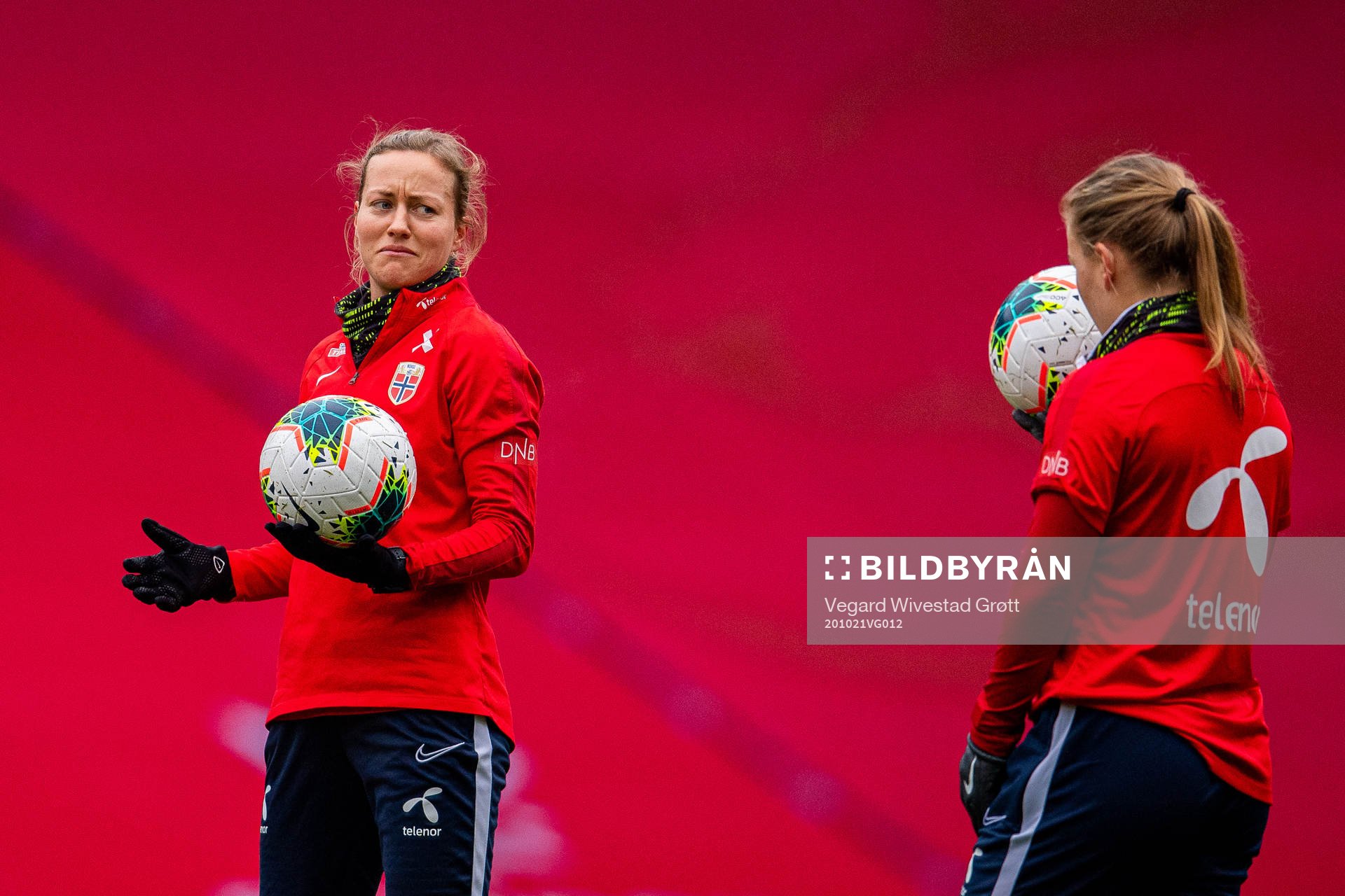 Kristine Minde of the Norwegian women’s national football