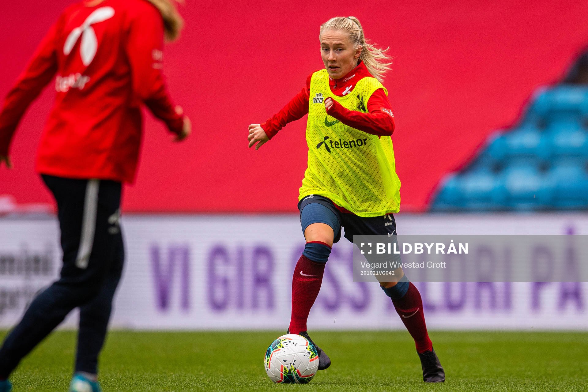 Thea Bjelde of the Norwegian women’s national football