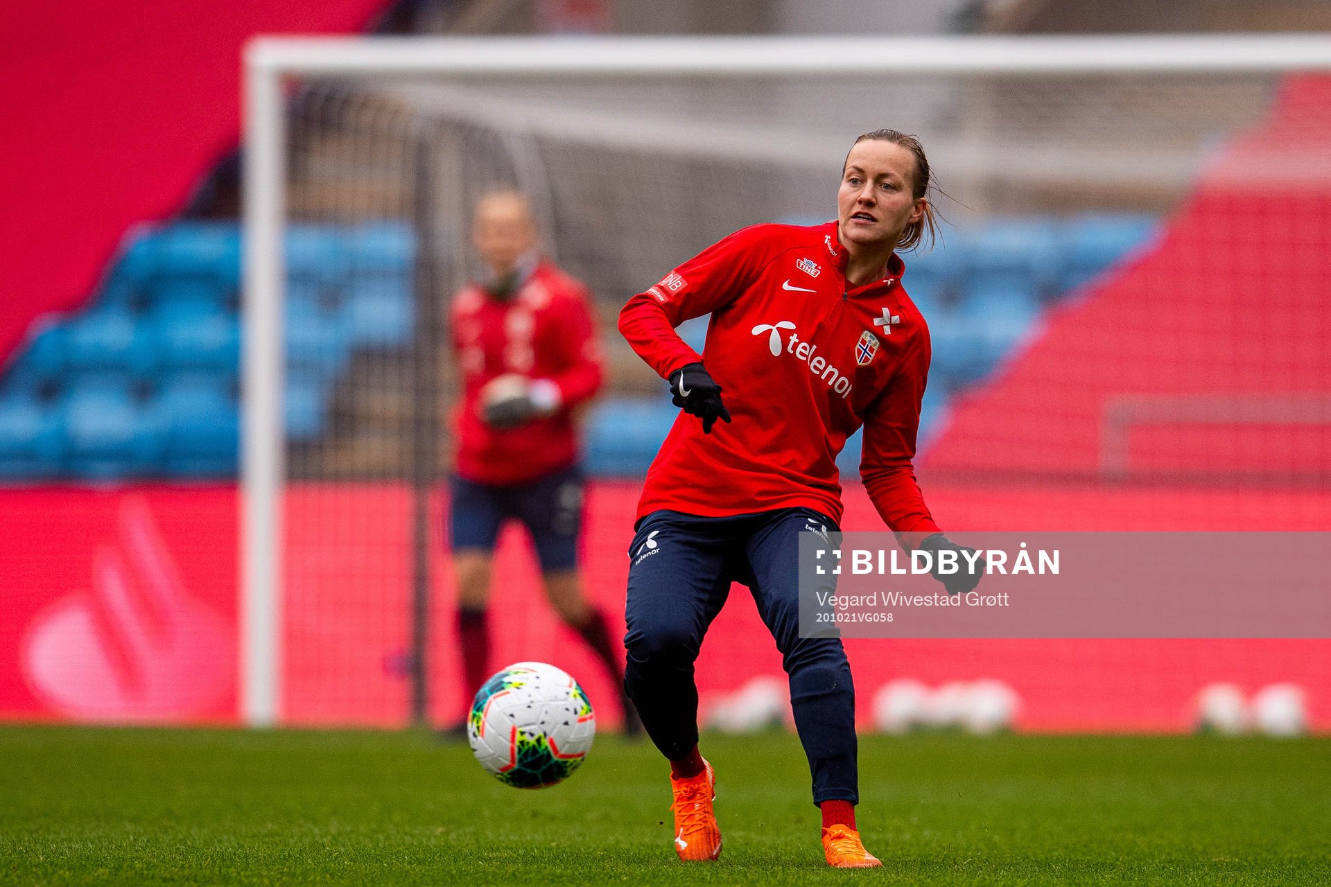 Kristine Minde of the Norwegian women’s national football