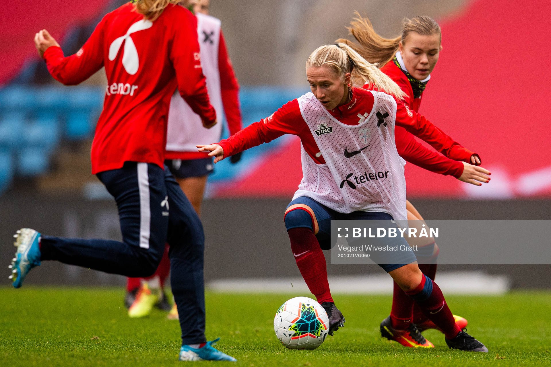 Thea Bjelde of the Norwegian women’s national football