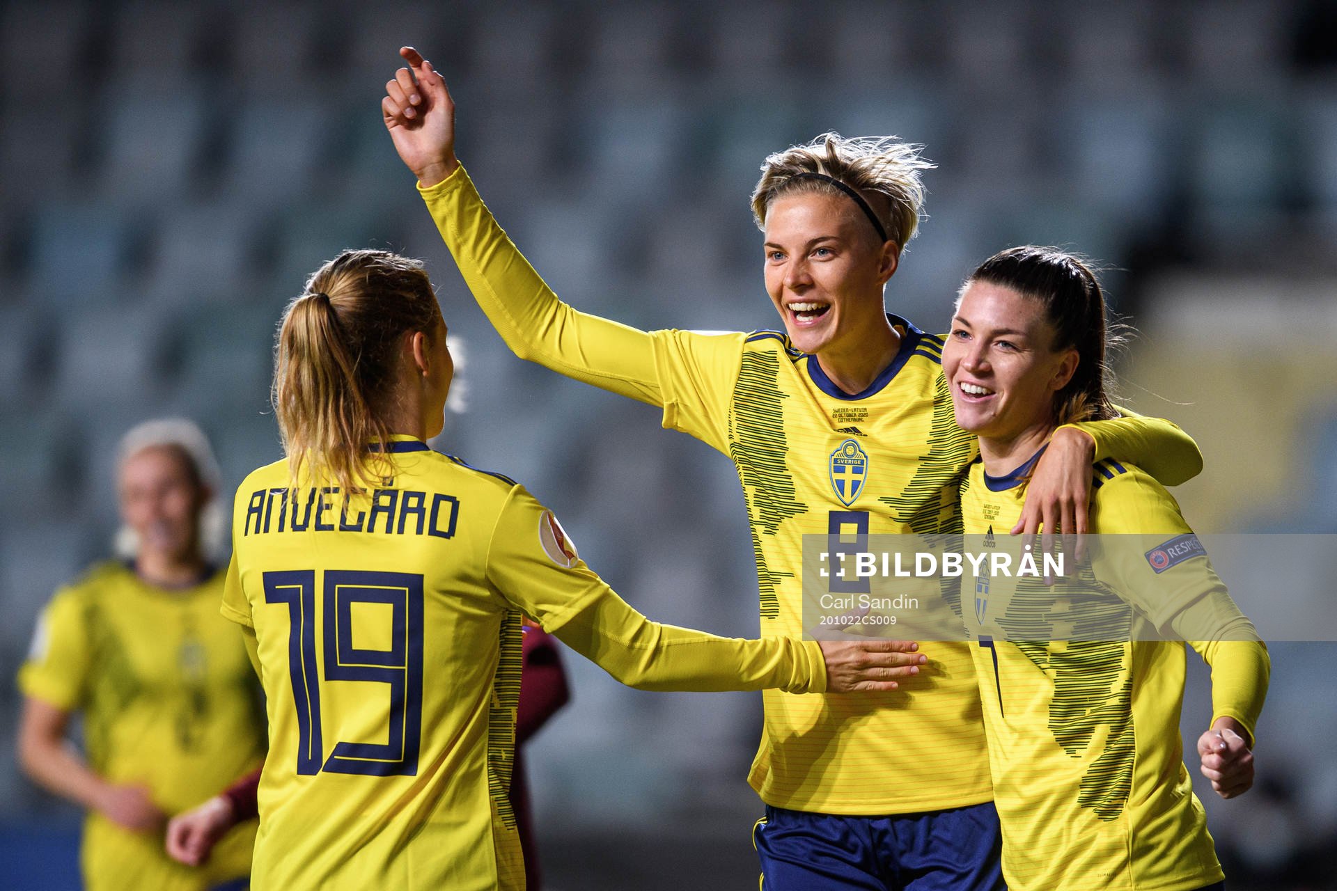 Anna Anvegård, Lina Hurtig and Pauline Hammarlund of