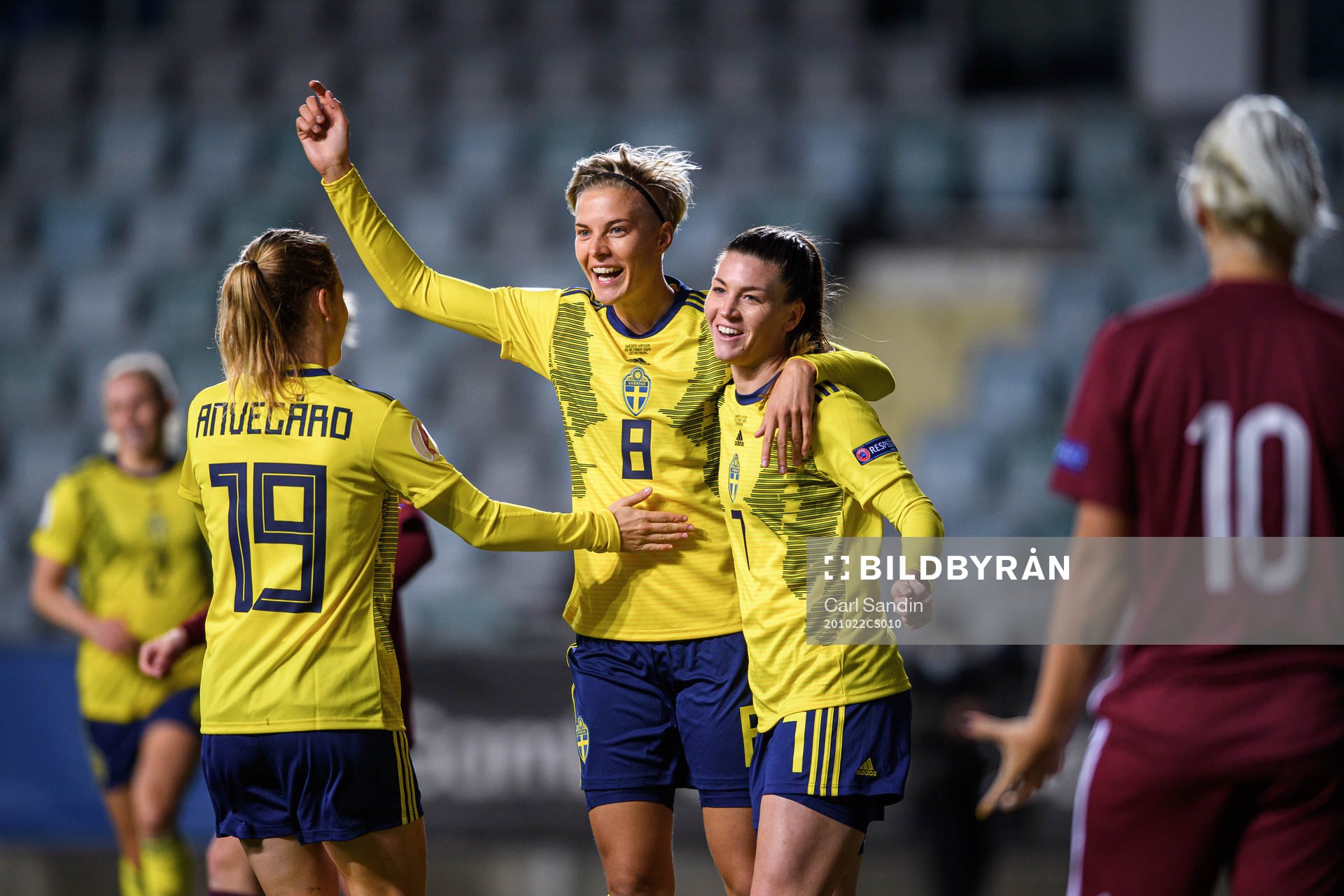 Anna Anvegård, Lina Hurtig and Pauline Hammarlund of