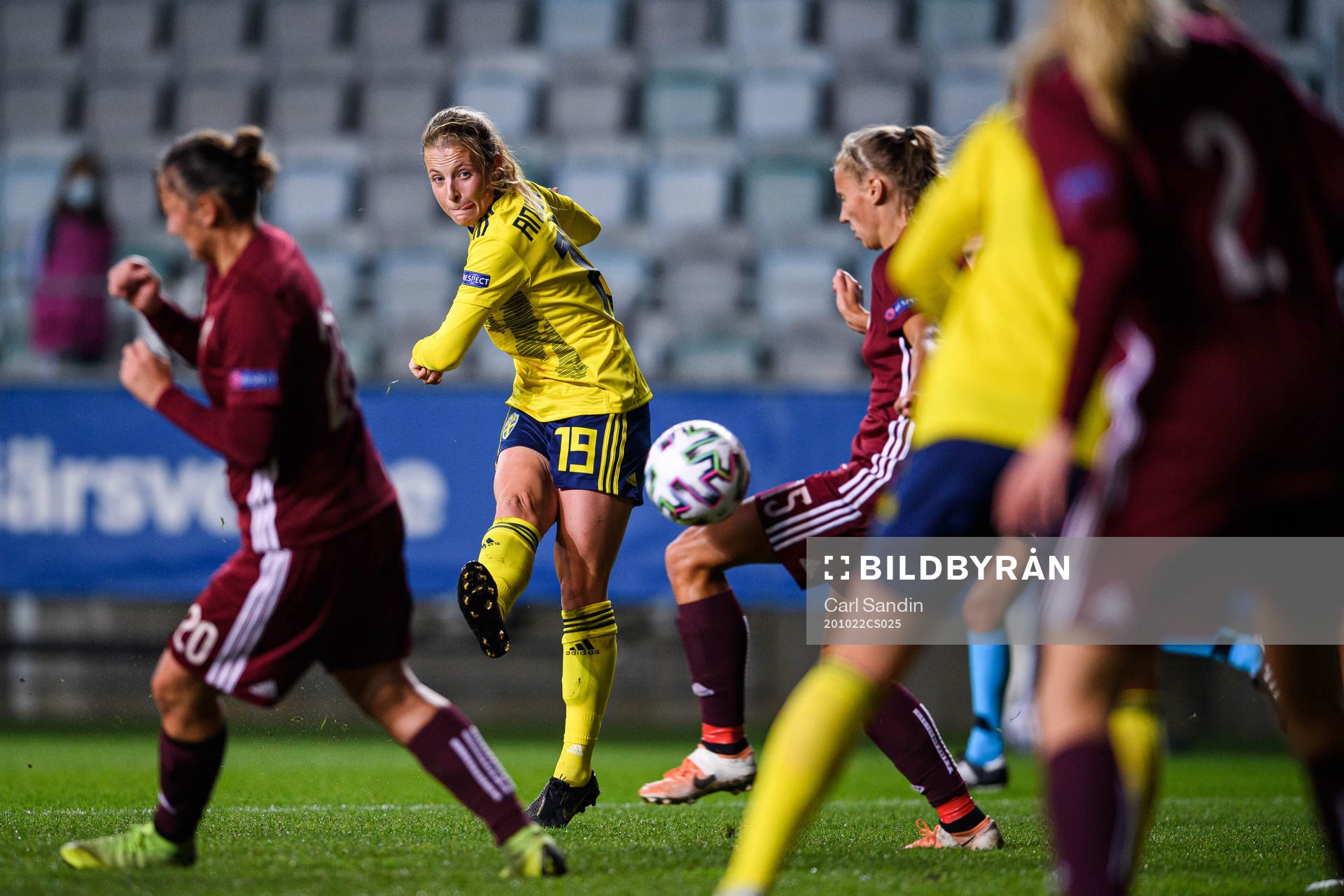 Anna Anvegård of Sweden