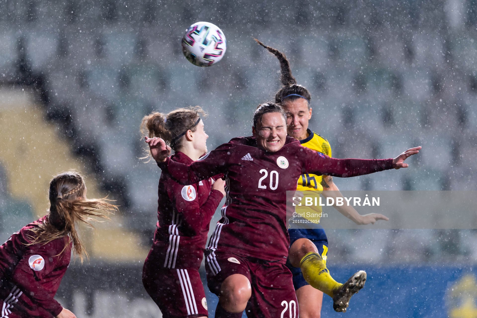 Anastasija Cemirtane of Latvia and Julia Zigiotti Olme of