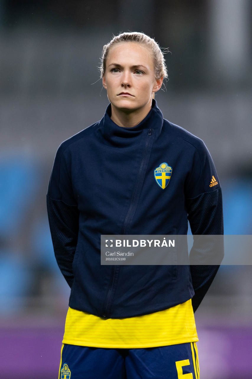 Magdalena Eriksson of Sweden at lineup