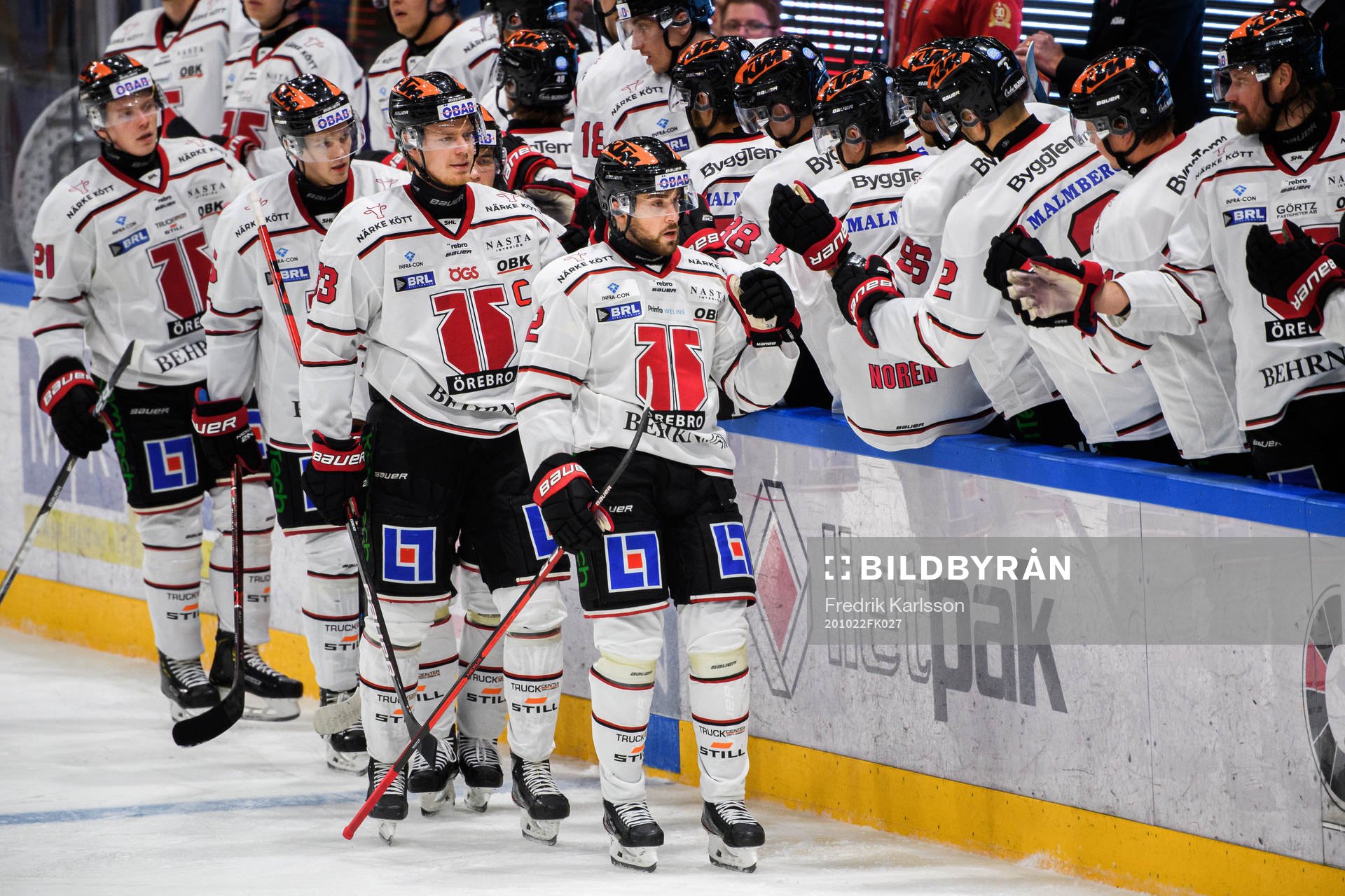 Örebros Jonathan Andersson jublar