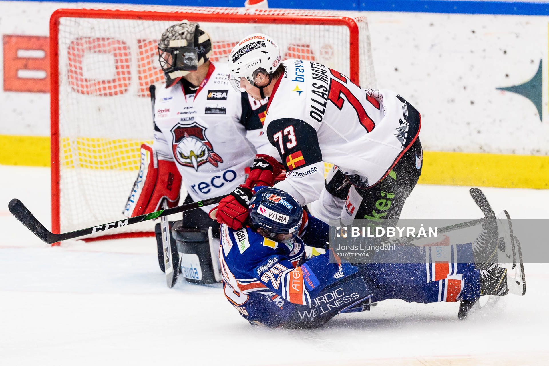 Växjös Pontus Holmberg faller