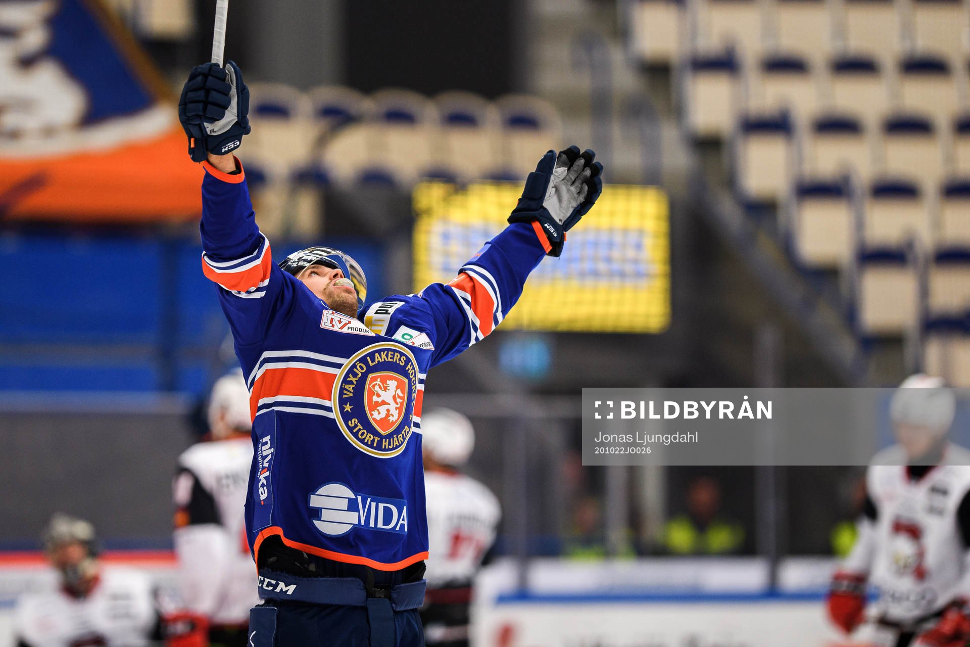 Växjös Emil Pettersson jublar