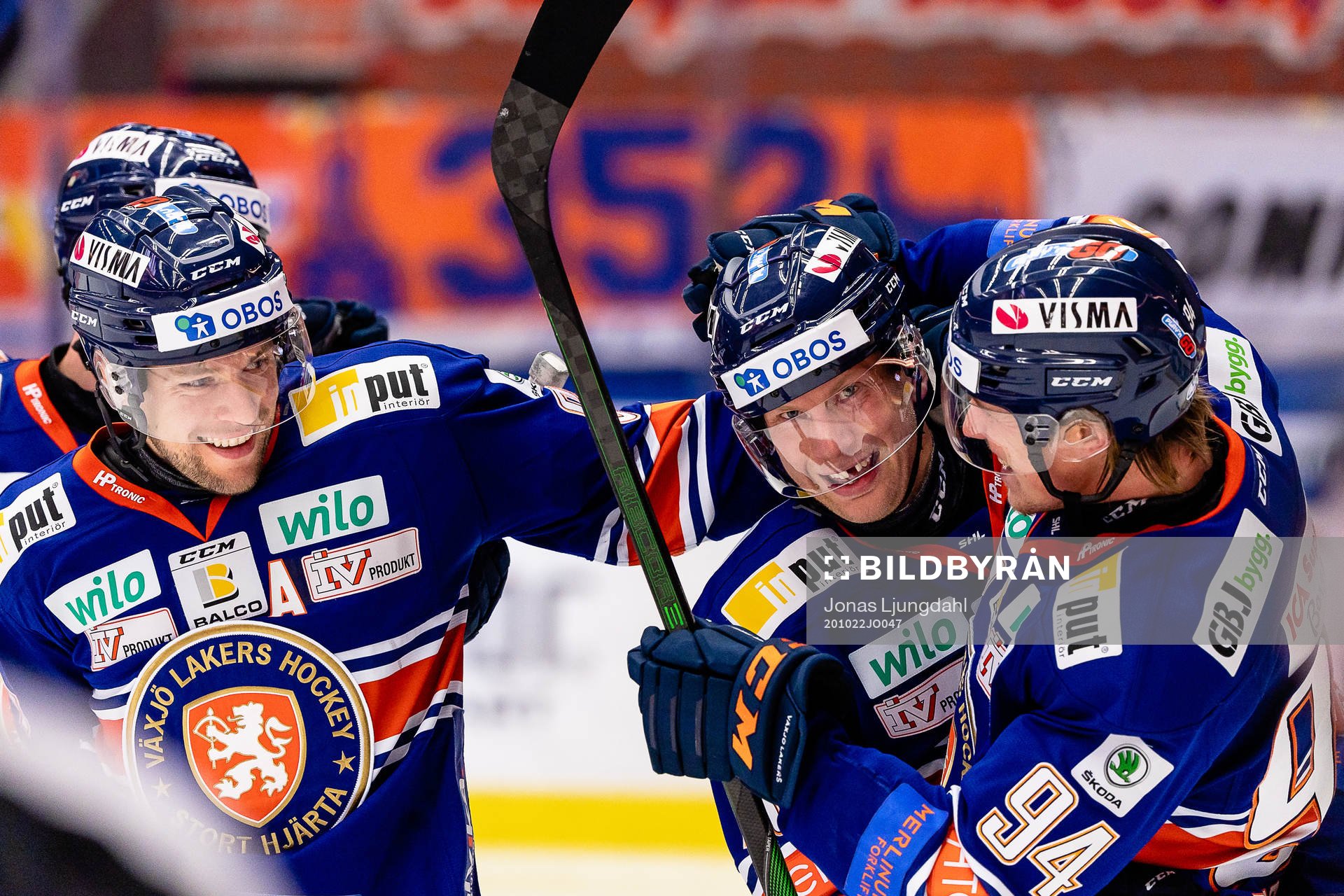 Växjös Robert Rosén, Richard Gynge och Joel Persson