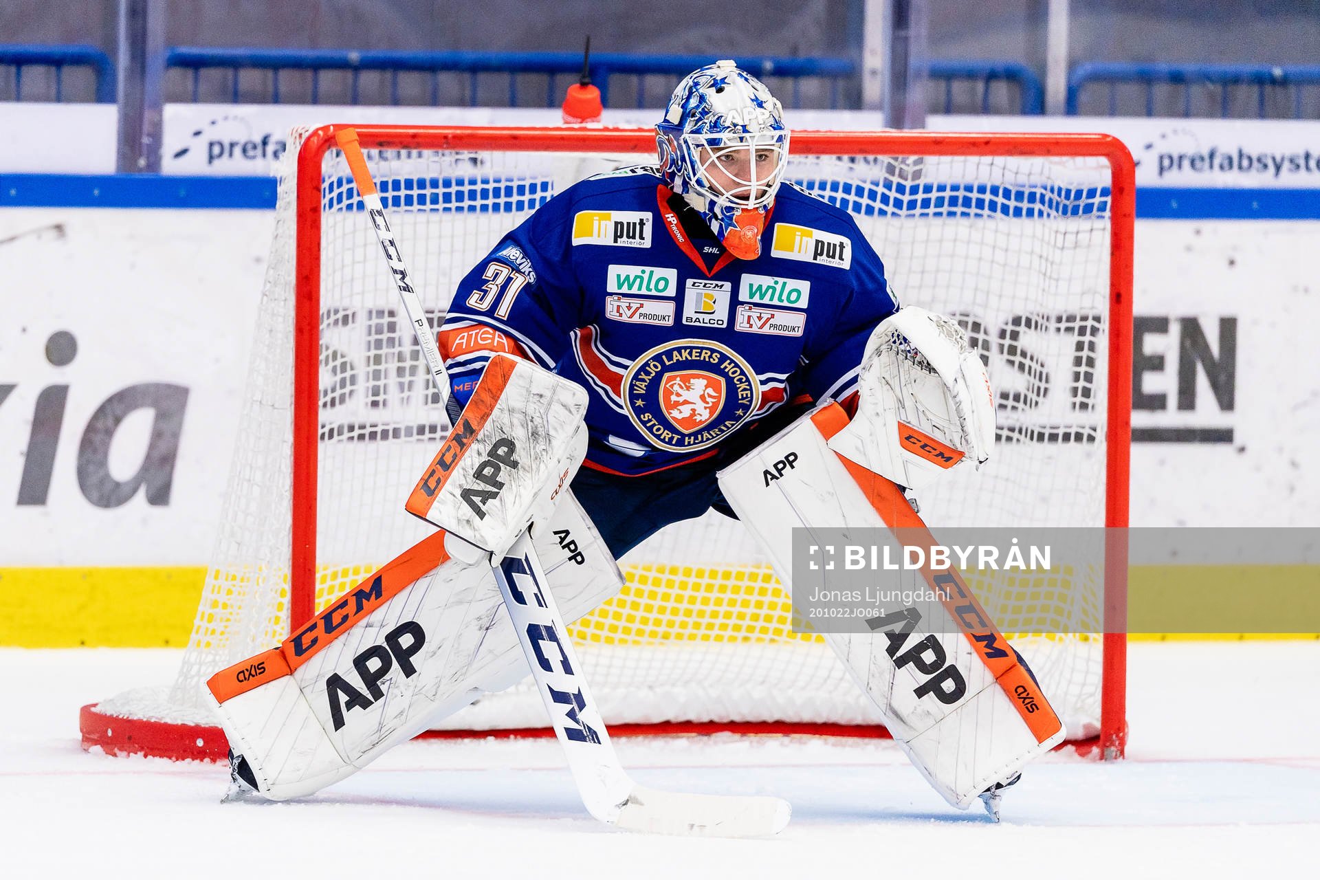 Växjös målvakt Erik Källgren