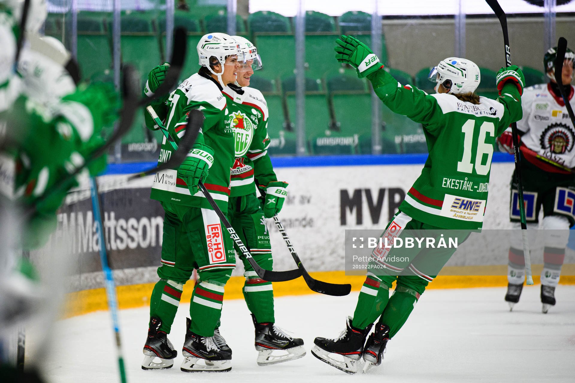 Rögles Anton Bengtsson, Erlend Lesund och Lucas Ekeståhl