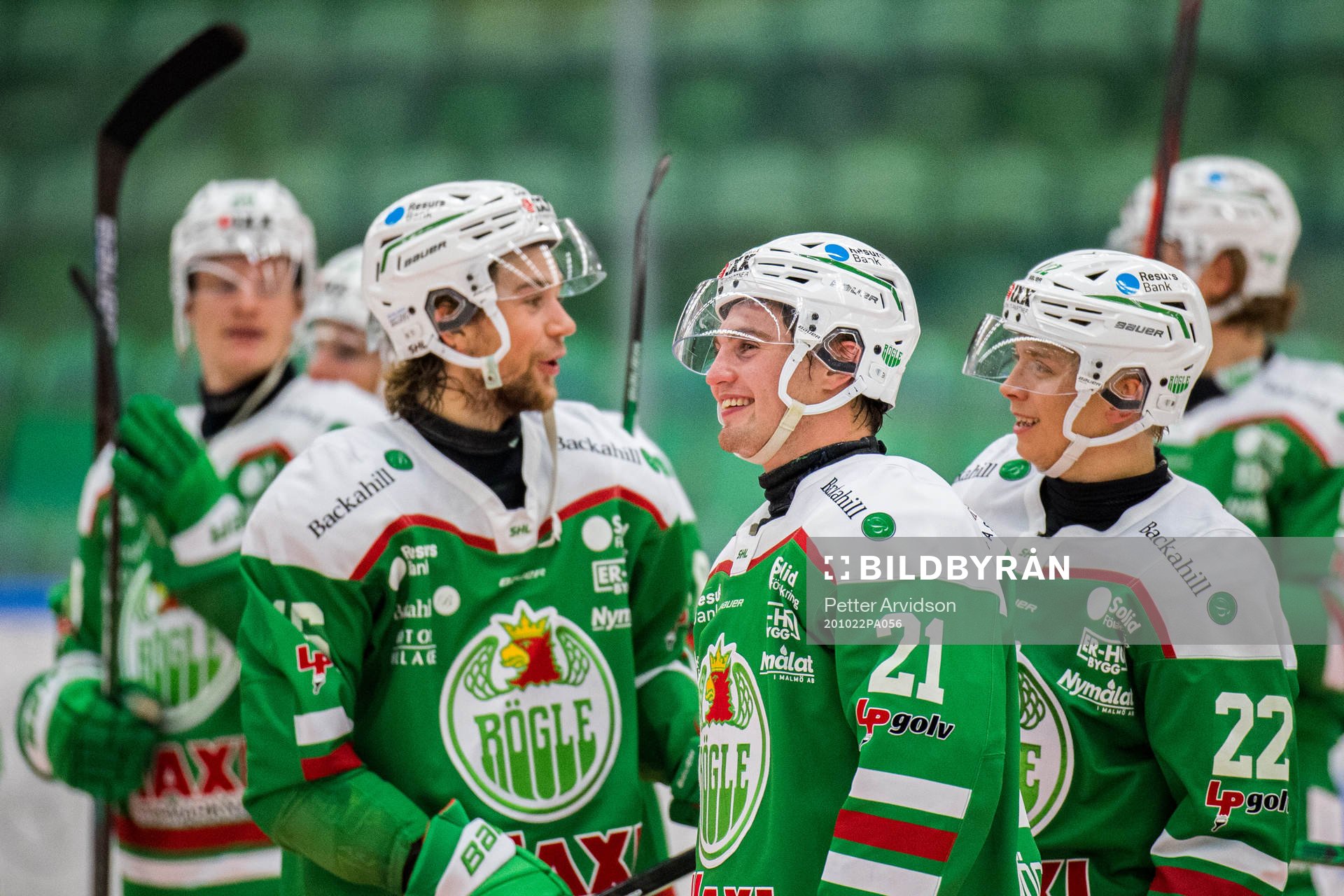 Rögles Nils Höglander jublar