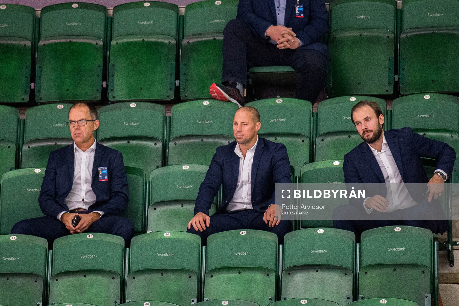 Rögles klubbdirektör Daniel Koch, sportchef Chris Abbott