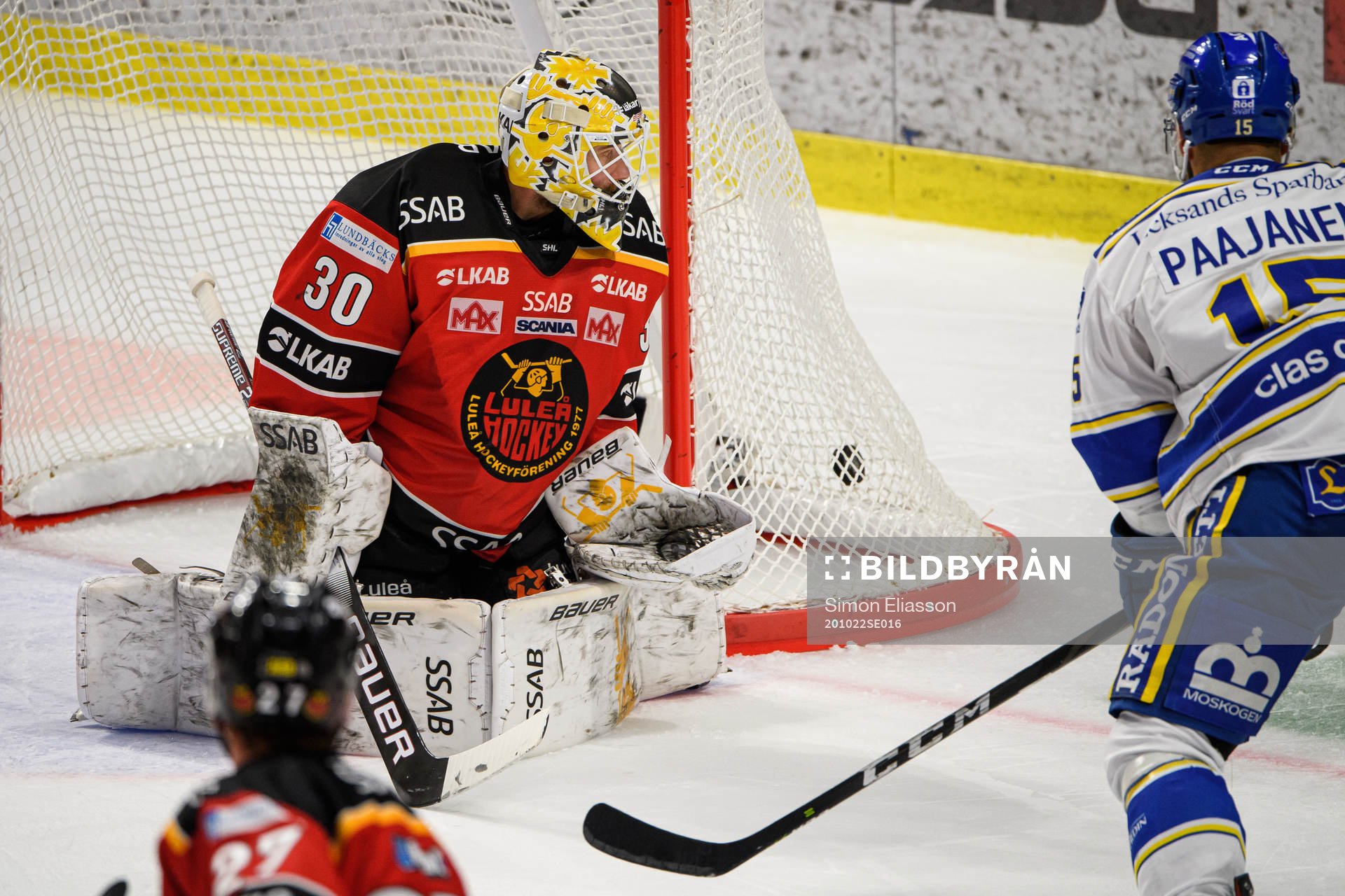 Leksands Otto Paajanen reducerar till 3-1 bakom Luleås