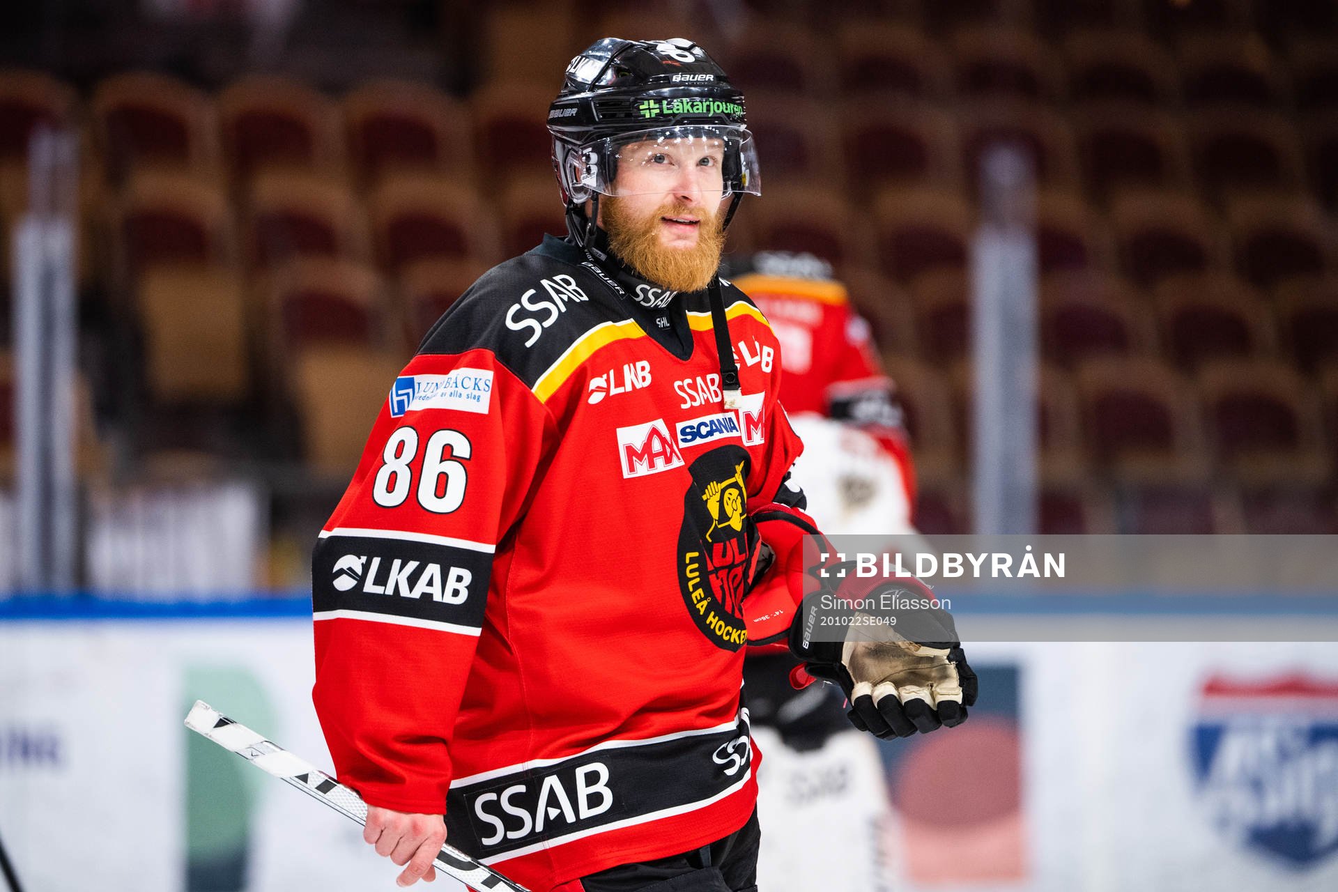 Luleås Linus Klasen jublar