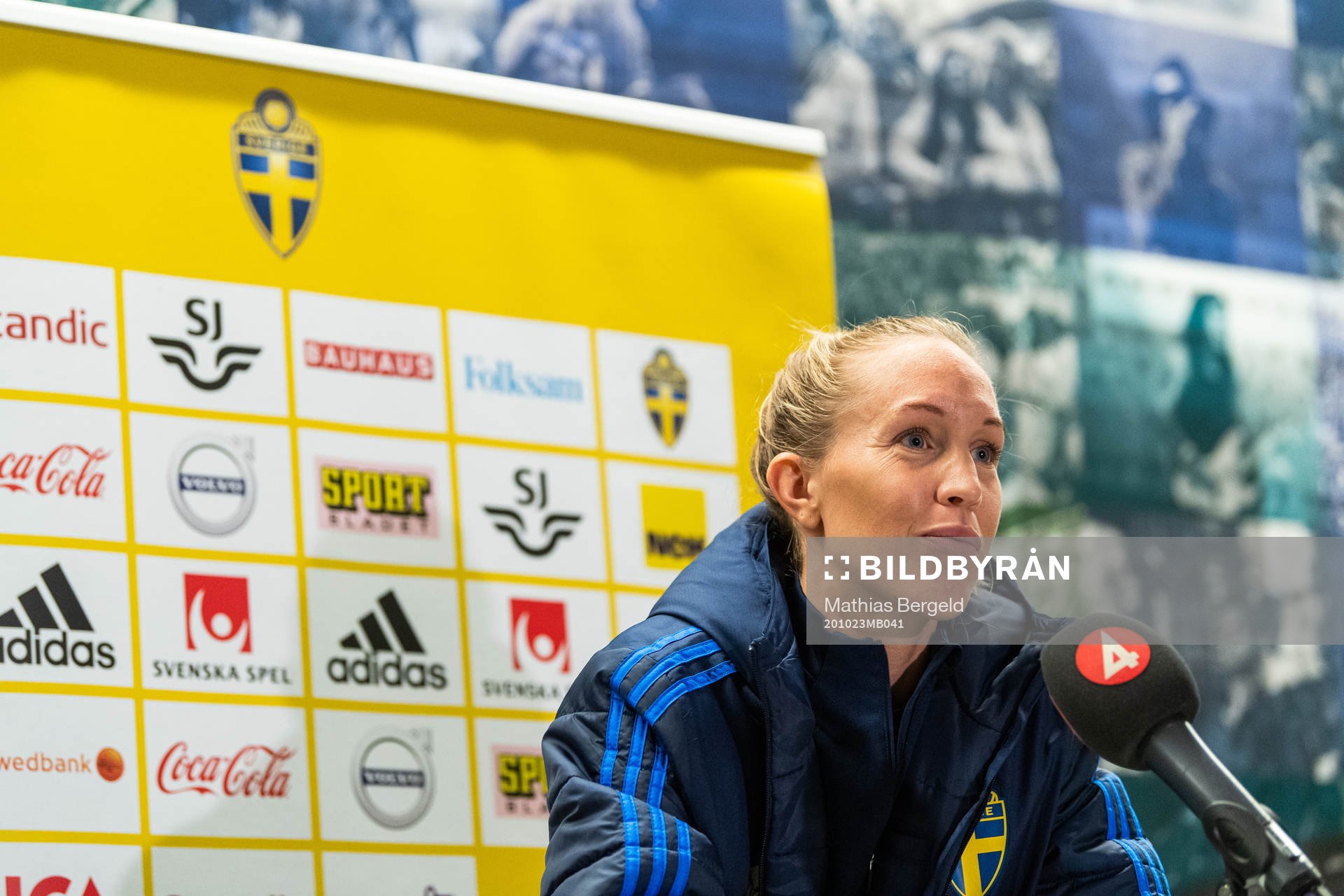Julia Roddar is interviewed