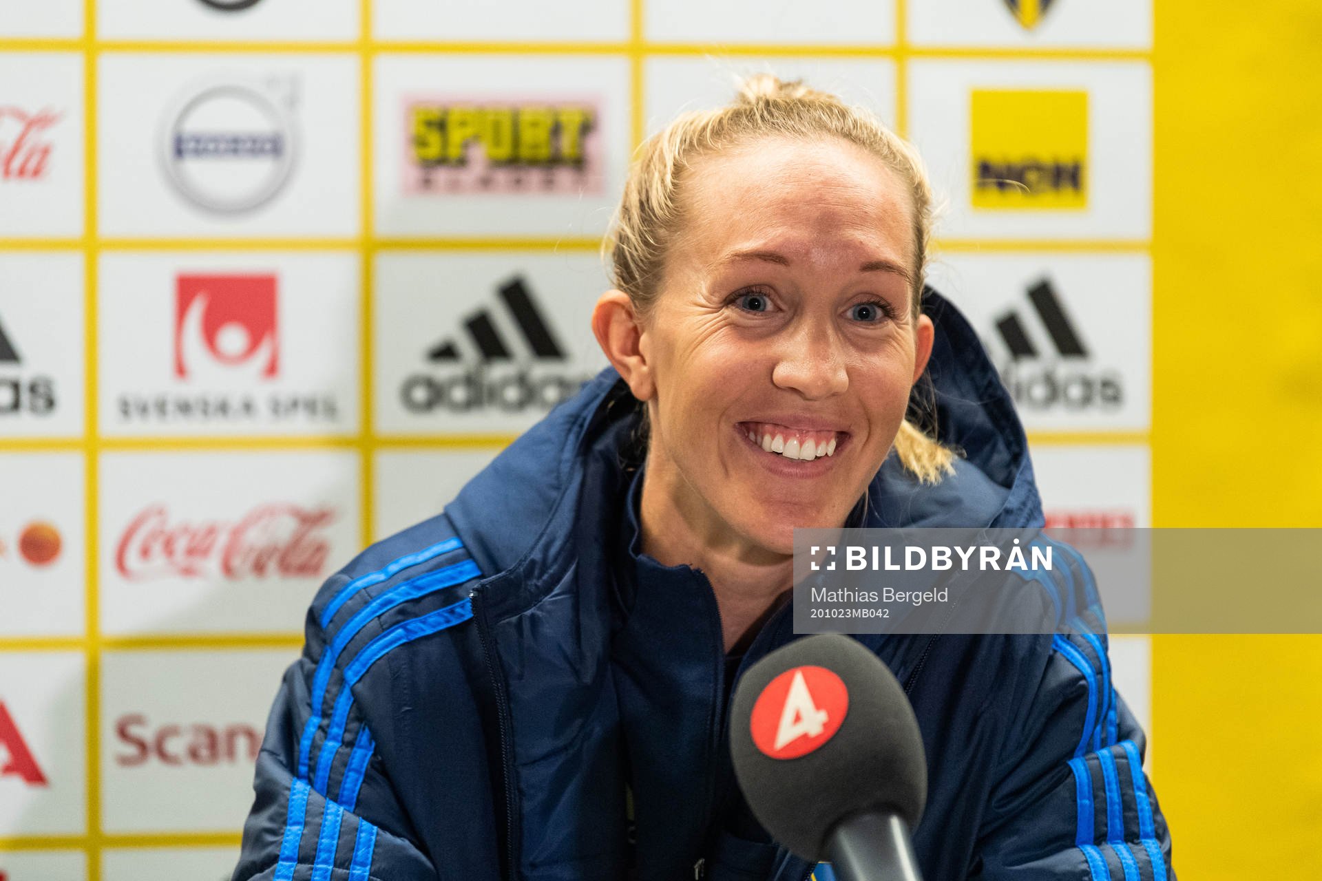 Julia Roddar is interviewed