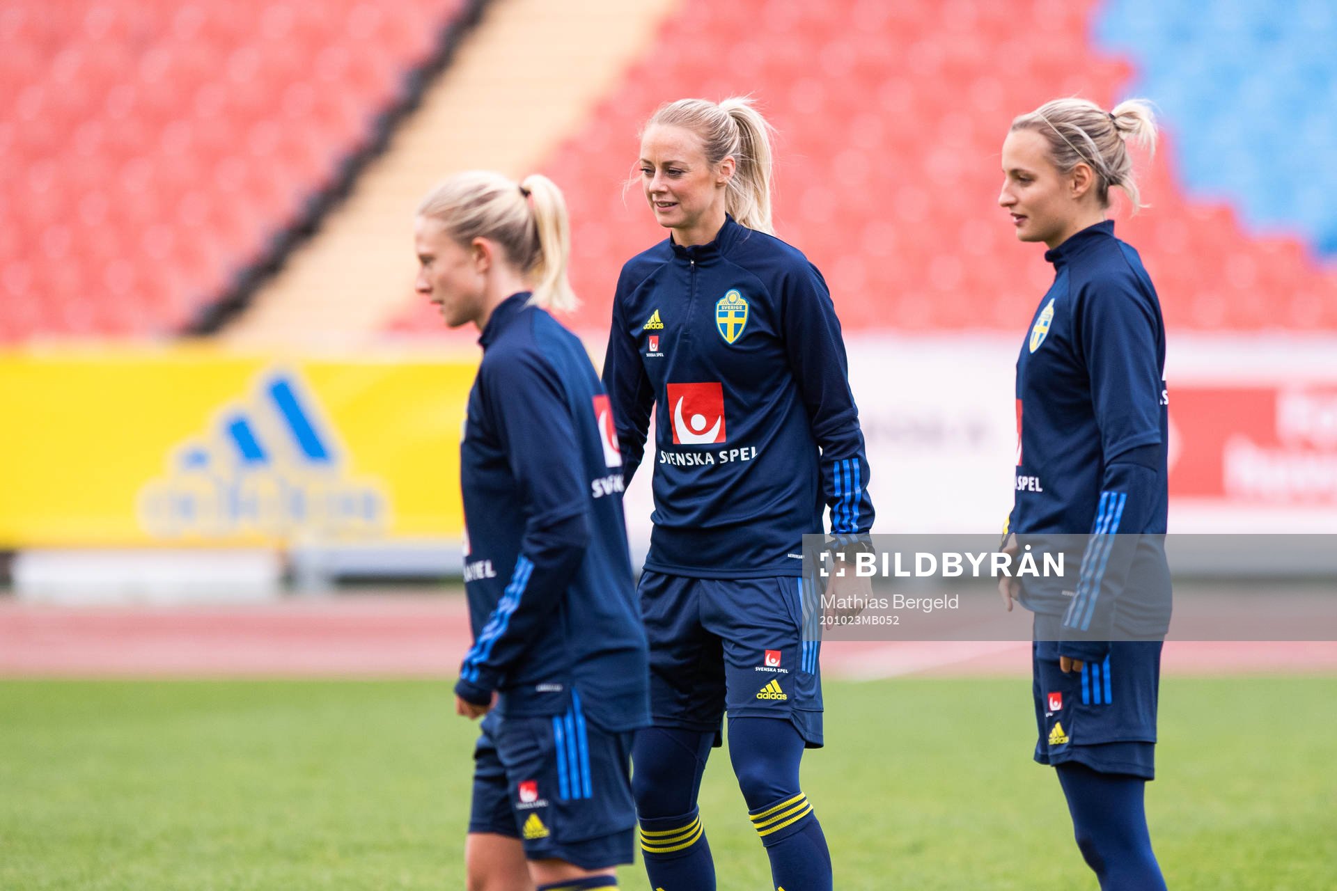 Rebecka Blomqvist, Amanda Ilestedt and Nathalie Björn