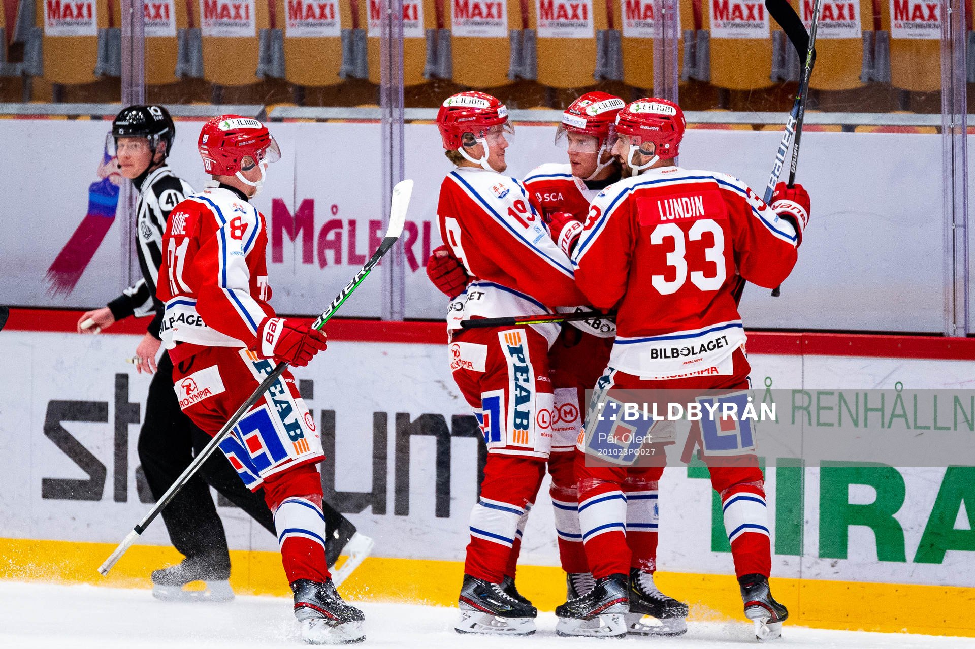 Timrås Marcus Hardegård, Albin Lundin och Jesper Boqvist