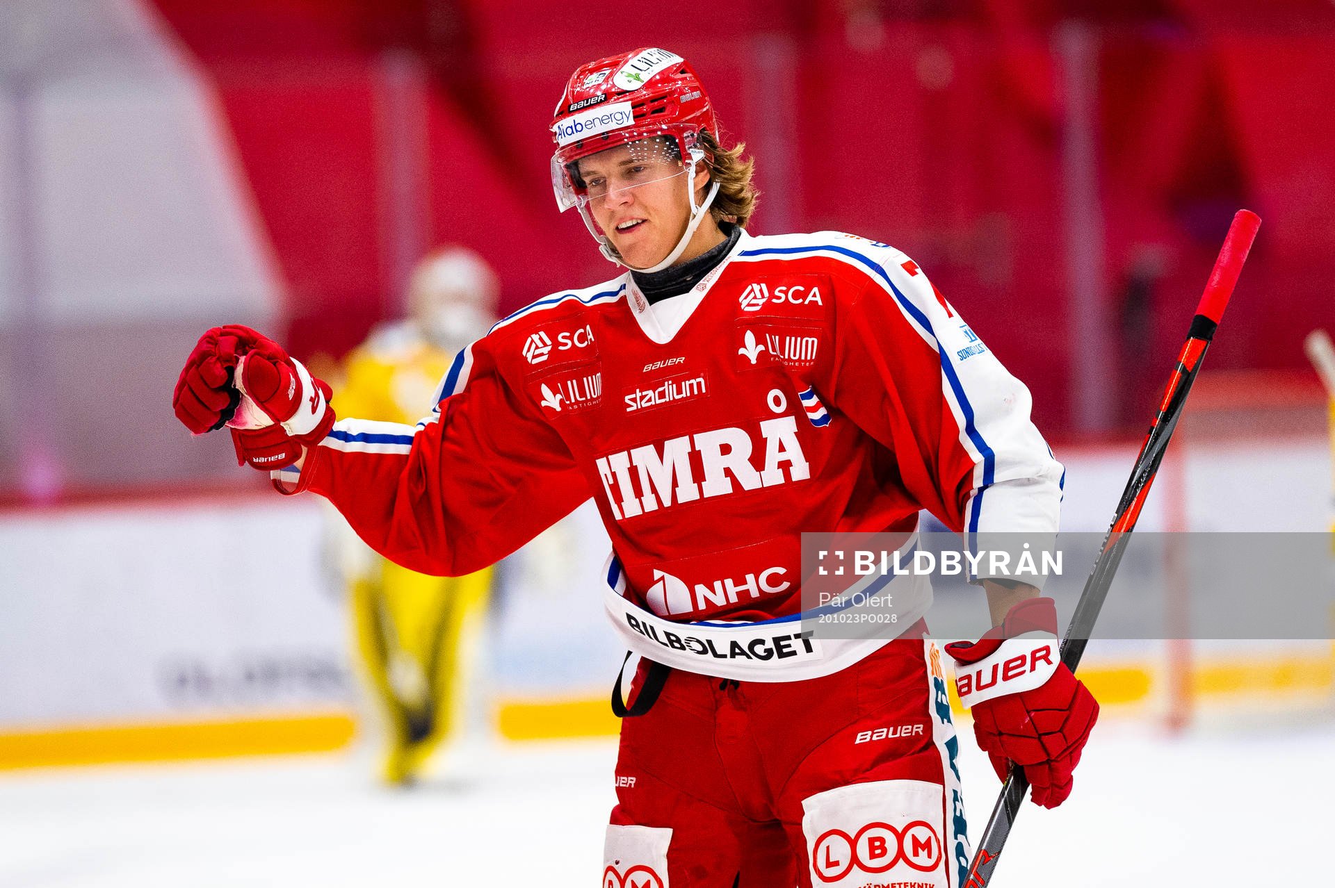 Timrås Marcus Hardegård jublar