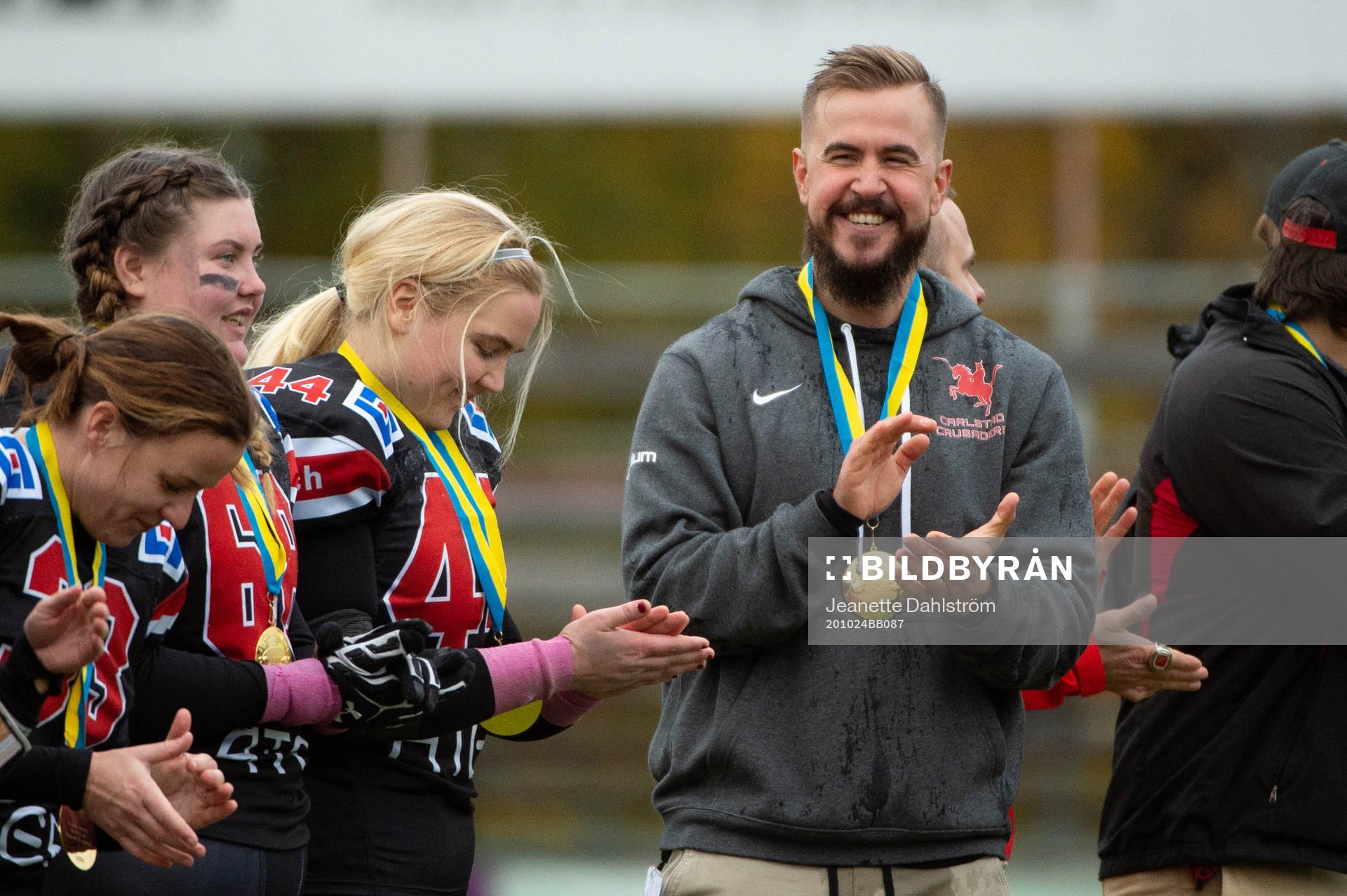Carlstad Crusaders head coach Olof Folkunger