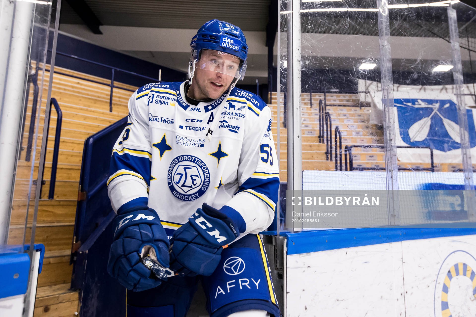 Leksands Jonas Ahnelöv utsedd till matchens krigare