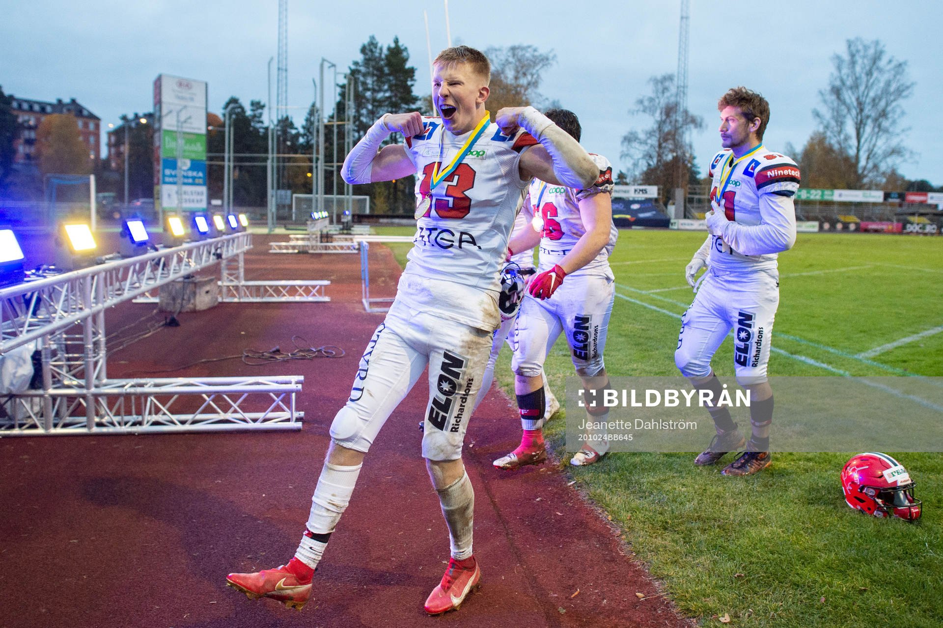 Carlstad Crusaders Jacob Bergwall jublar
