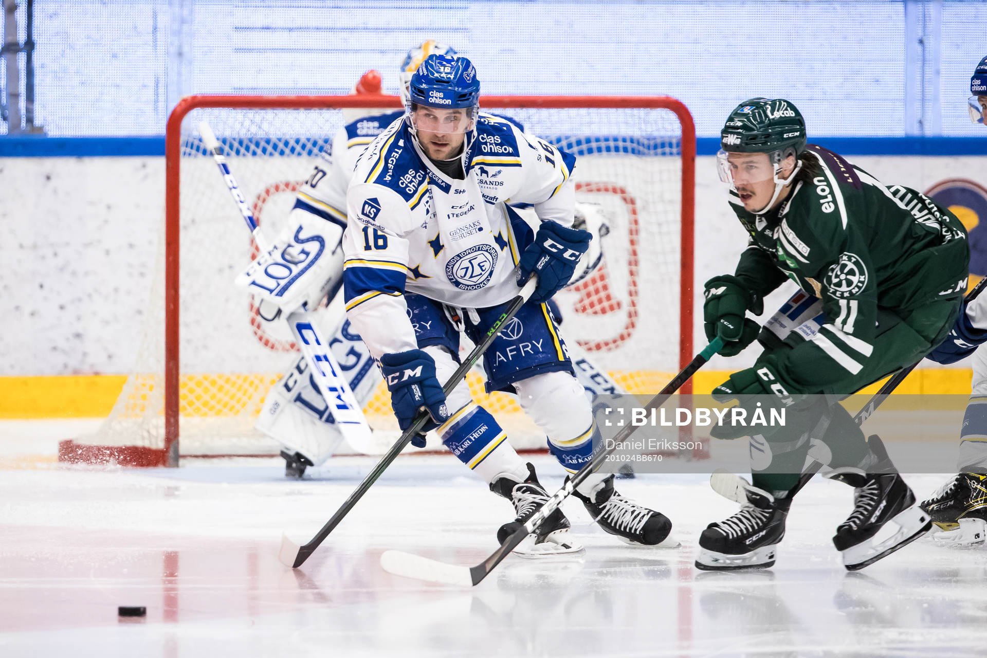 Leksands Daniel Gunnarsson och Färjestads Joakim Nygård