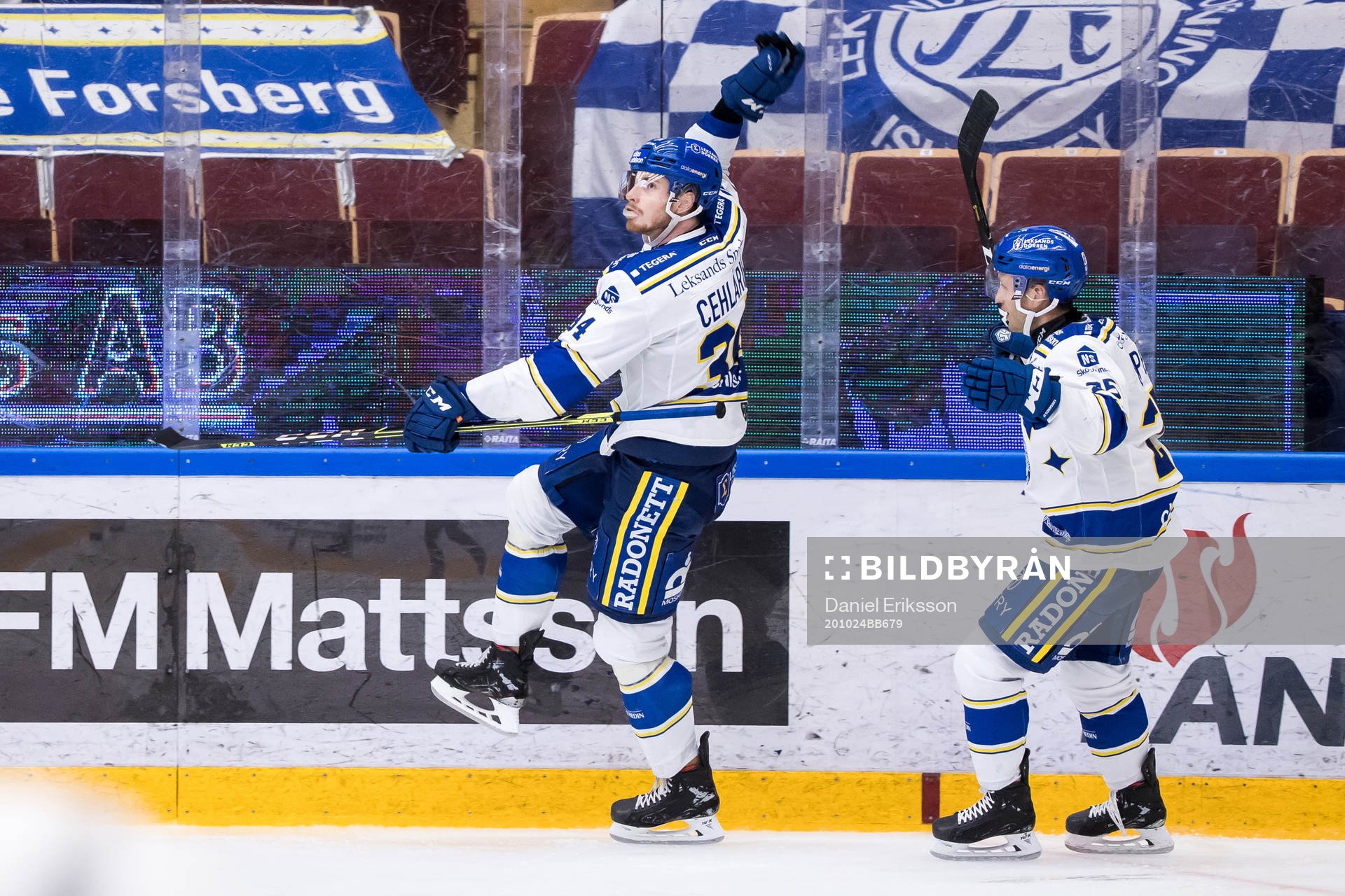Leksands Peter Cehlarik jubel