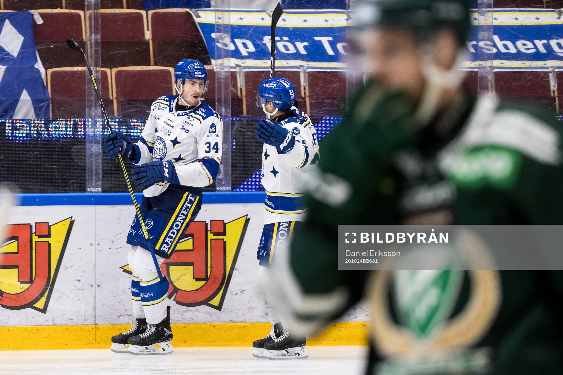Leksands Peter Cehlarik jubel
