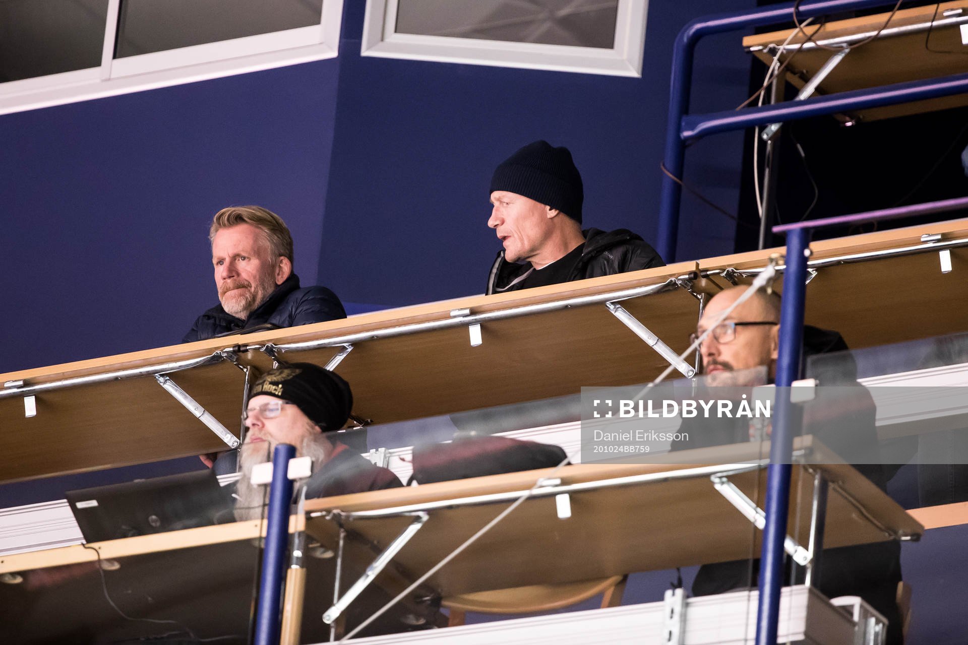 Niklas och Mikael Andersson och Patric Kjellberg scouter
