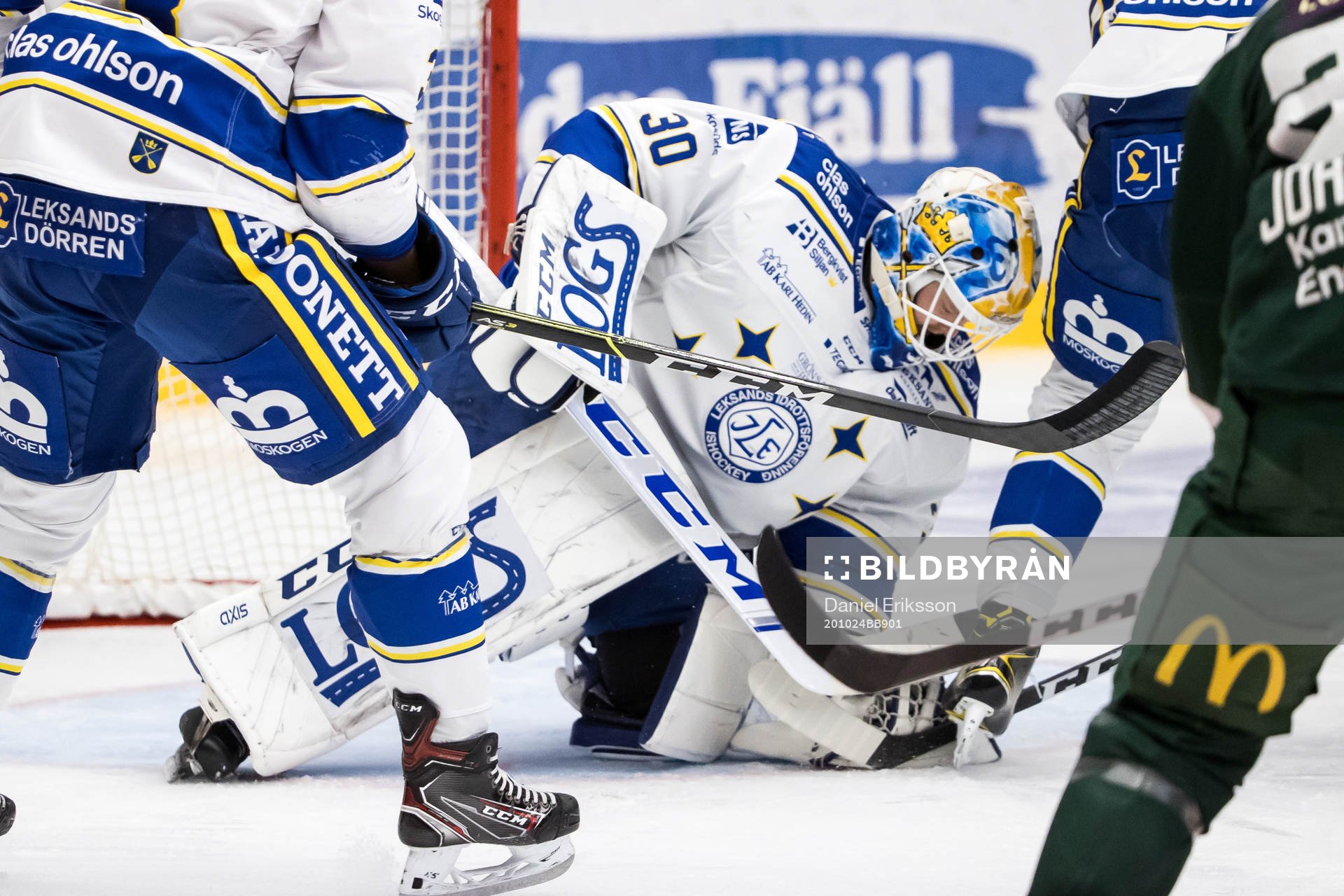 Leksands målvakt Janne Juvonen