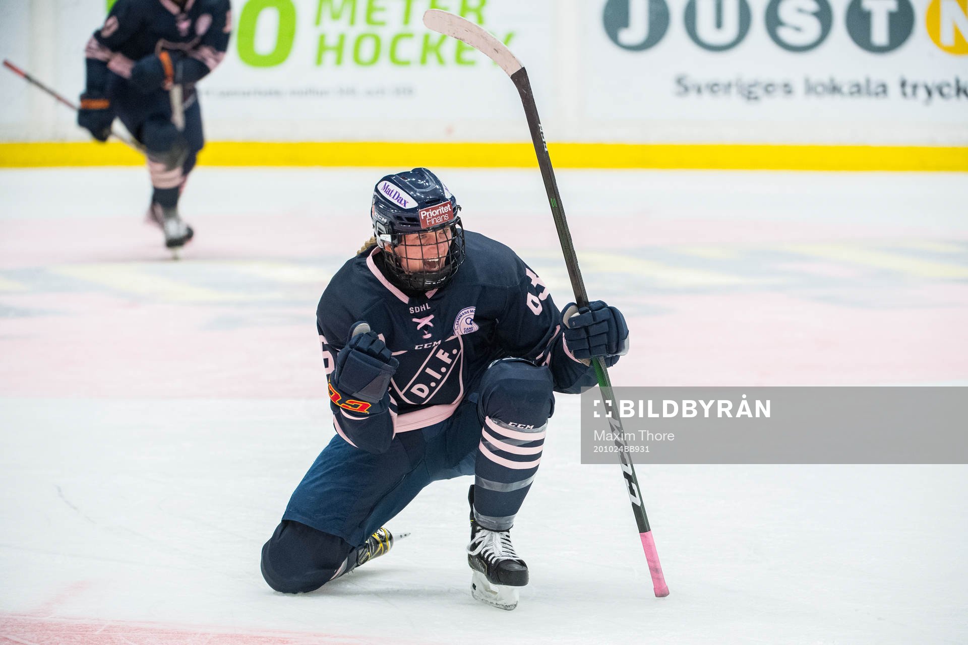 Djurgårdens Josefine Jakobsen jublar