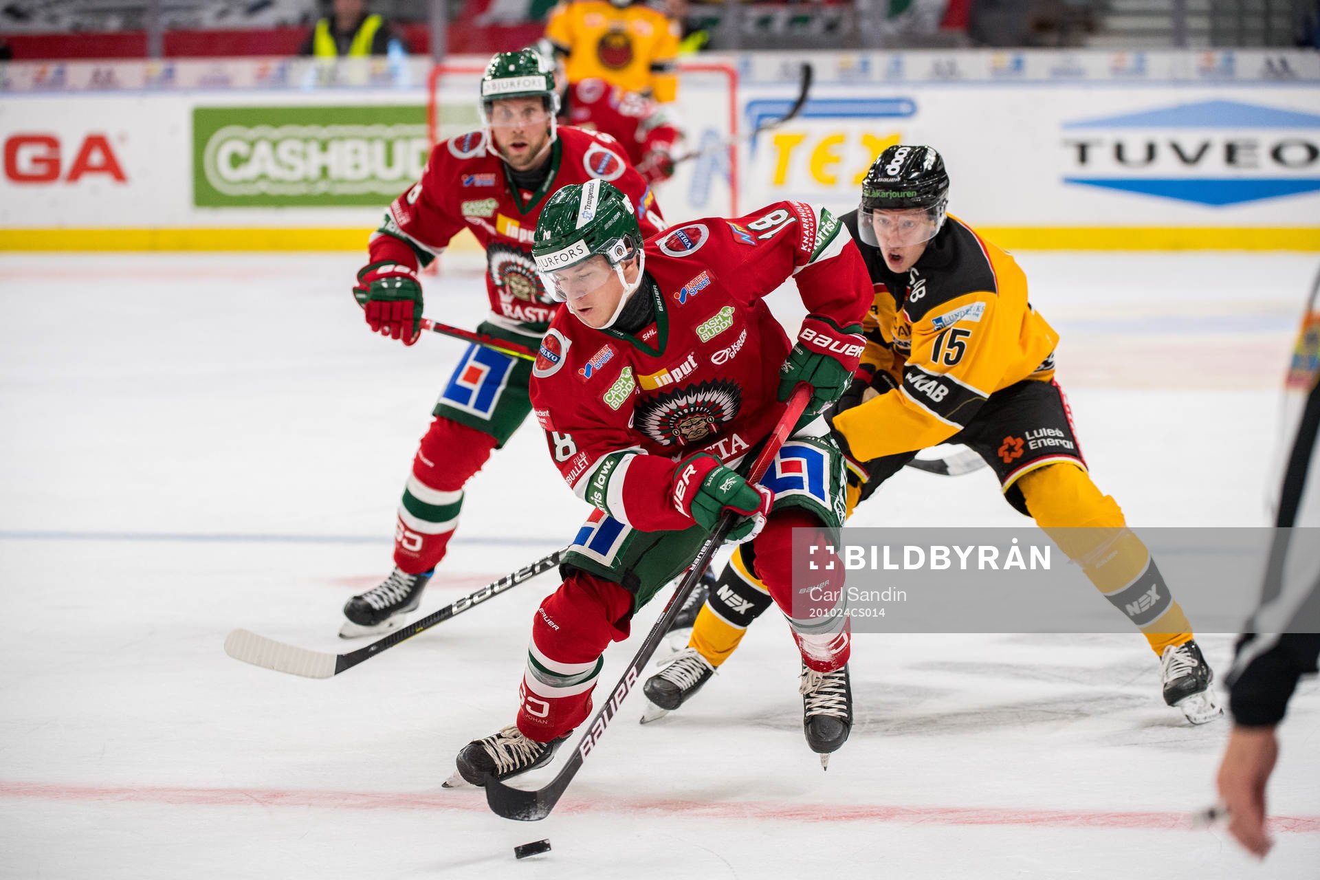 Frölundas Lucas Raymond och Luleås Carl Mattsson
