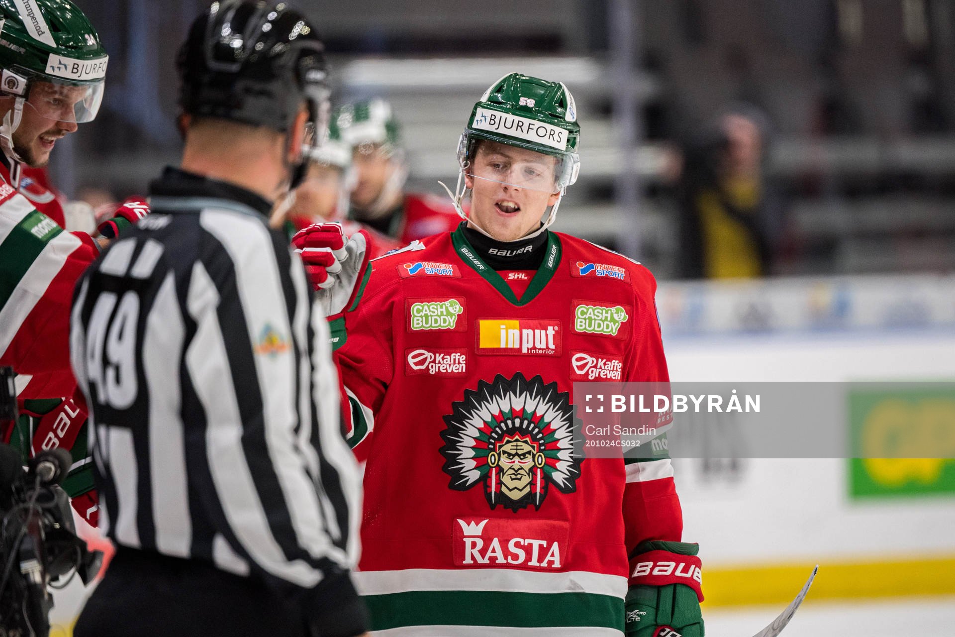 Frölundas Jesper Sellgren jublar