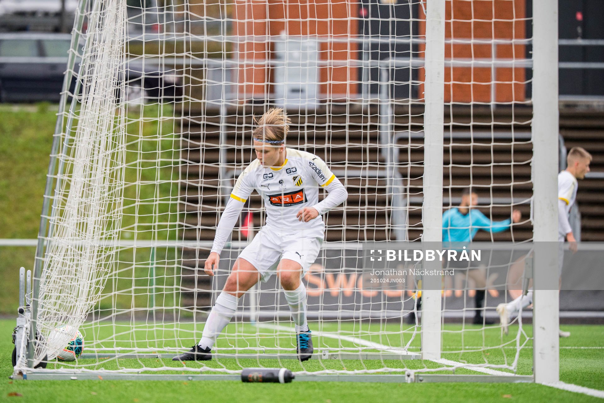 Häckens William Nilsson efter 2-1 målet